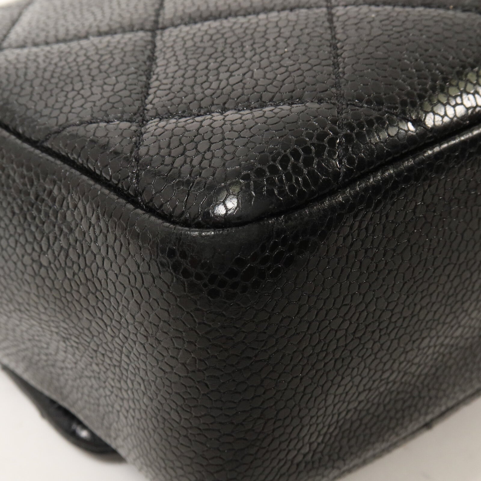 CHANEL 牛皮皮革Mini Flap 17cm鏈帶肩背袋