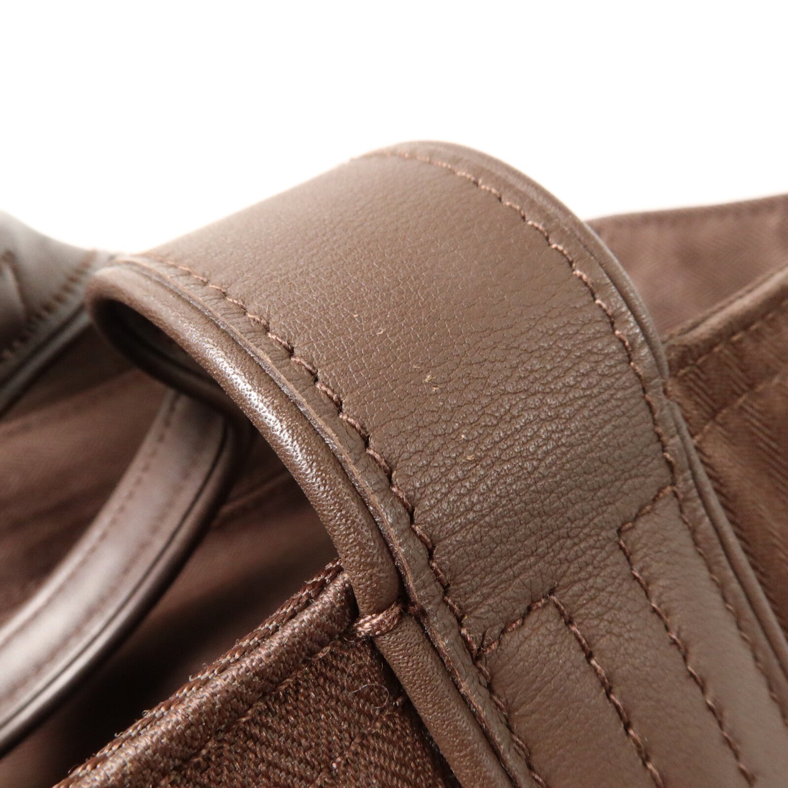 HERMES 帆布Acapulco PM Tote手挽袋Dark Brown