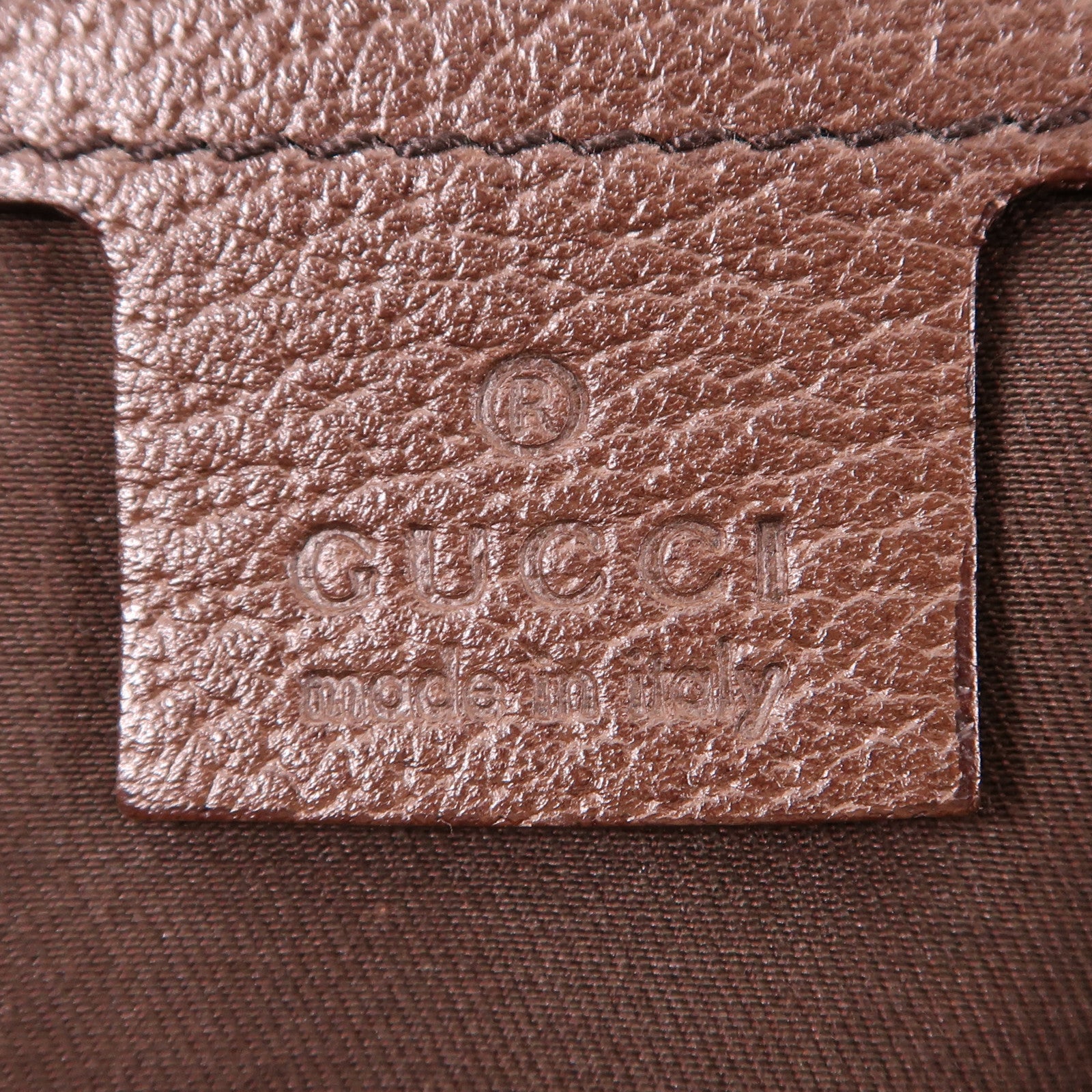 GUCCI 帆布Shoulder Tote銀扣肩背袋/手挽袋