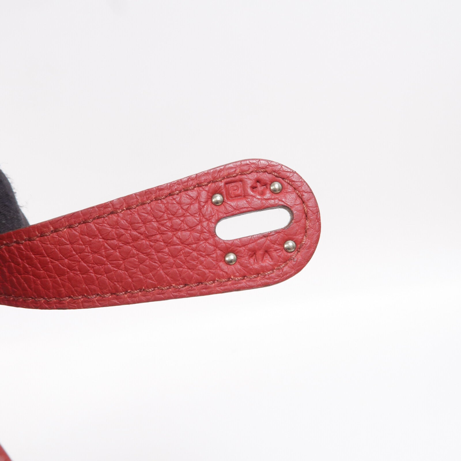 HERMES Togo皮革Lindy 30手挽肩背兩用袋Rouge Garance