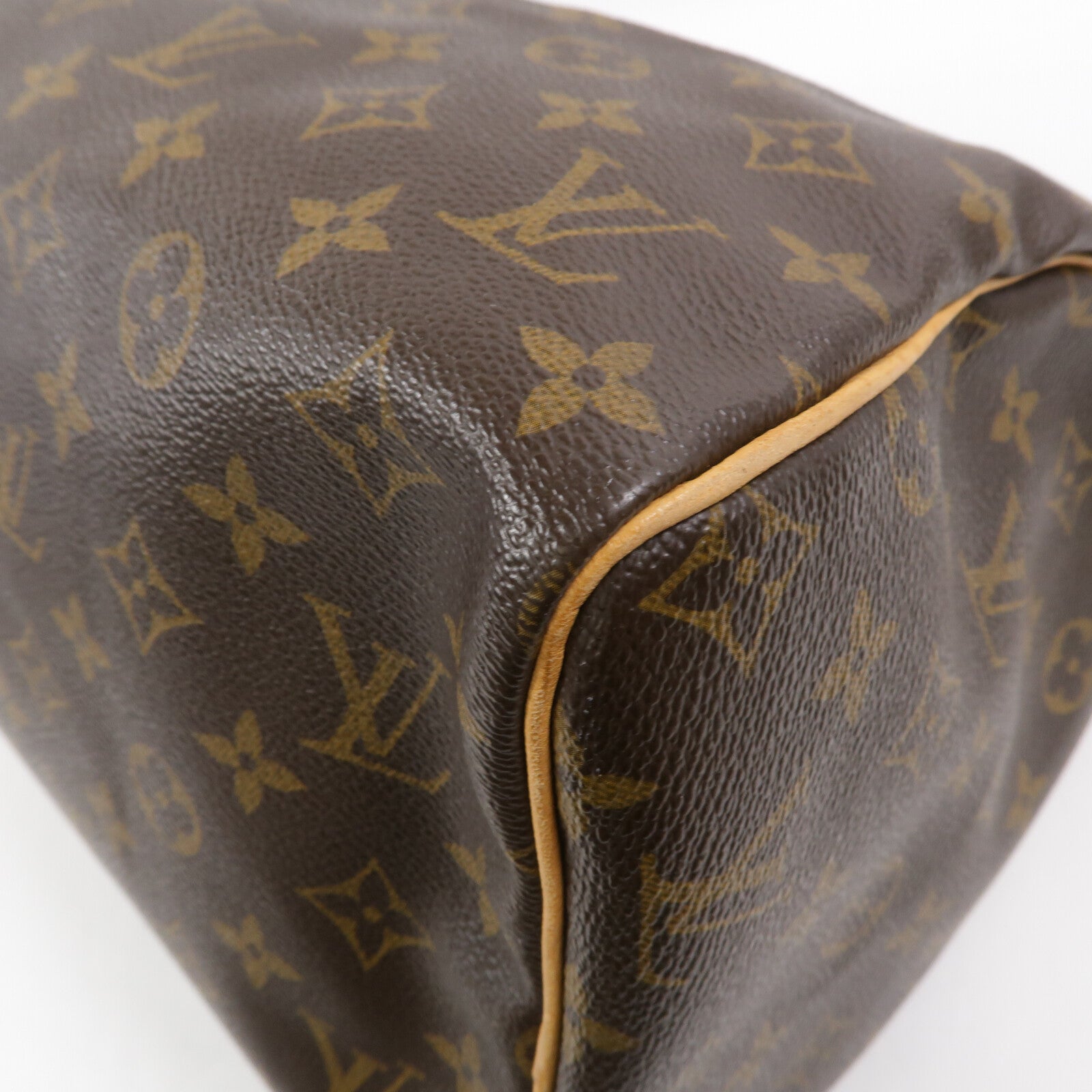 LOUIS VUITTON Monogram Speedy 30金扣手挽袋