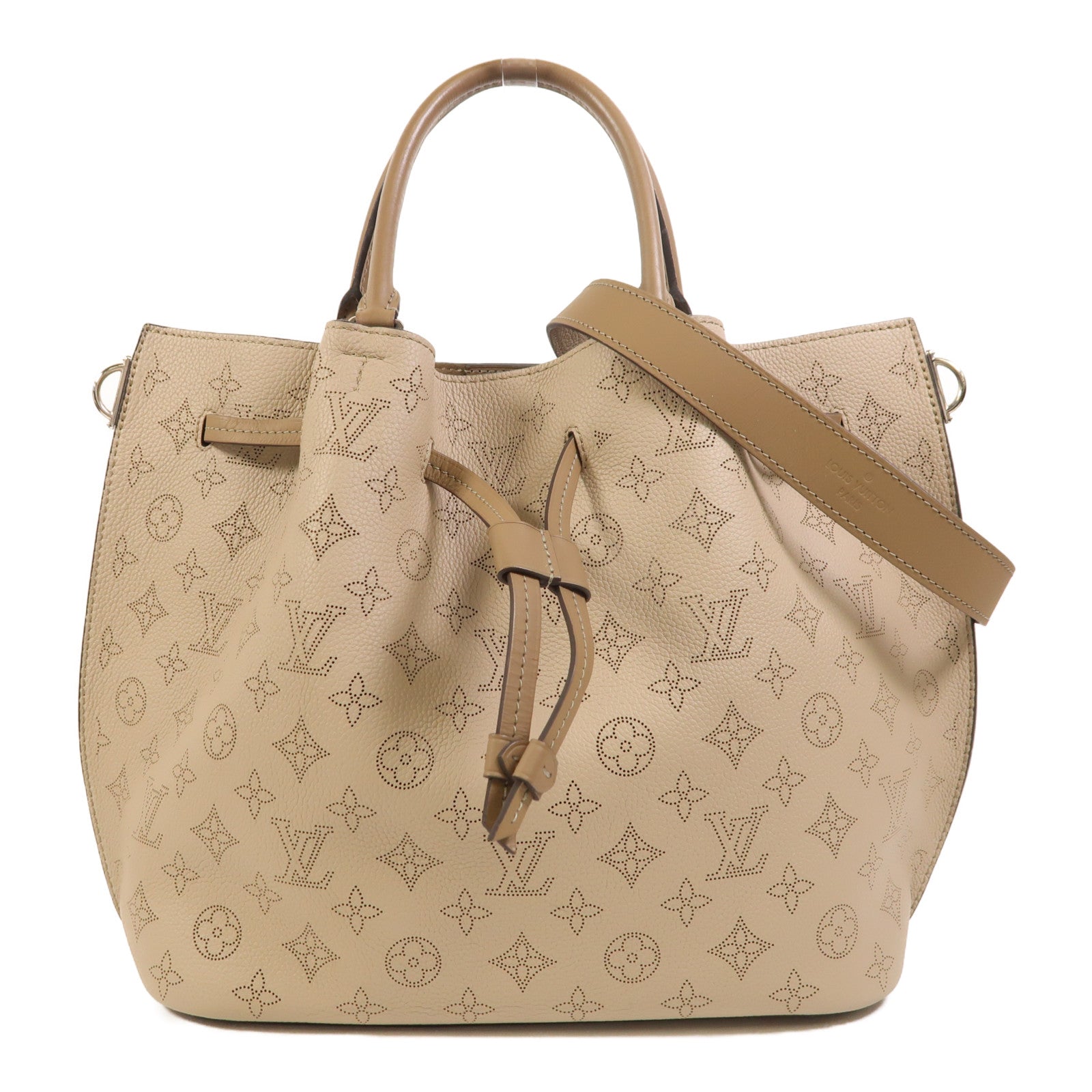 LOUIS VUITTON Mahina Girolata銀扣手挽肩背兩用袋