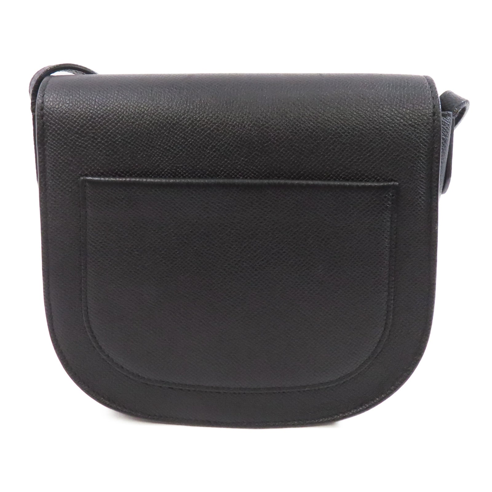 CELINE 牛皮皮革Trotteur金扣肩背袋黑色