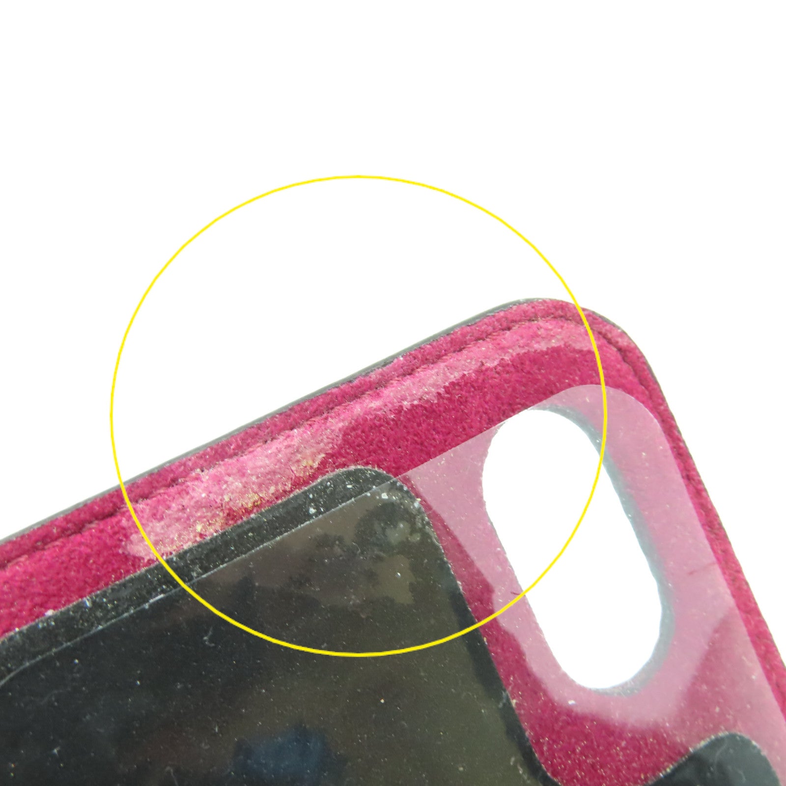 LOUIS VUITTON Epi iPhone X/XS Folio Case手機保護套酒紅色