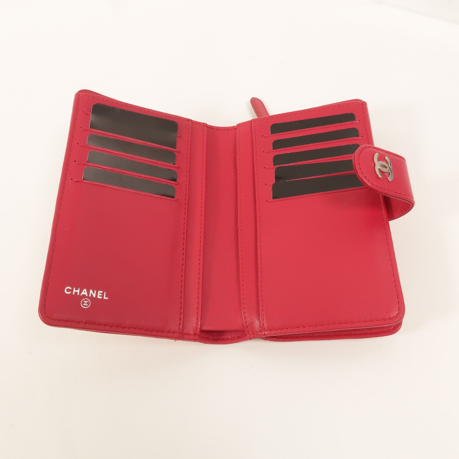 CHANEL 羊皮皮革Classic Bifold French Wallet錢包
