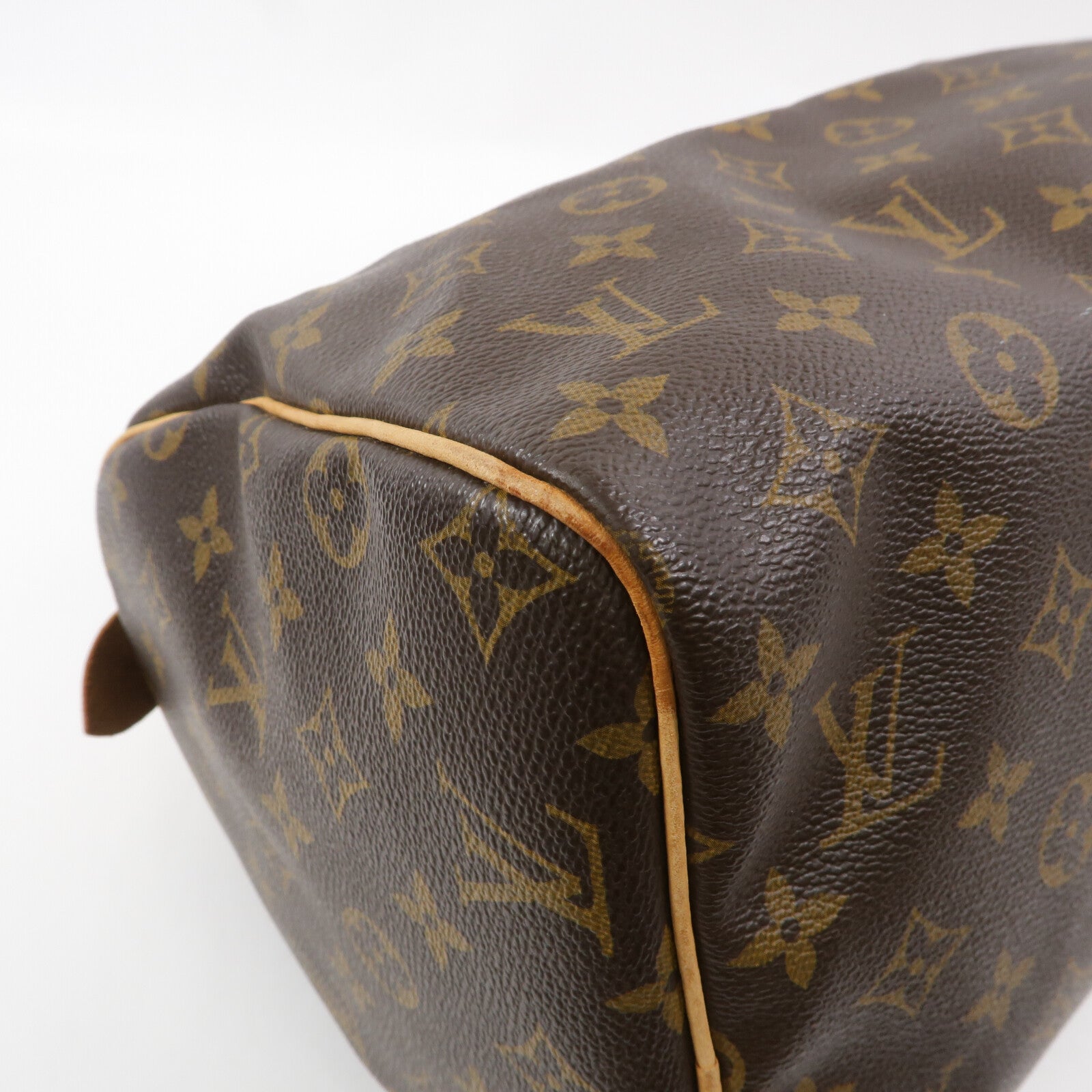 LOUIS VUITTON Monogram Speedy 30金扣手挽袋