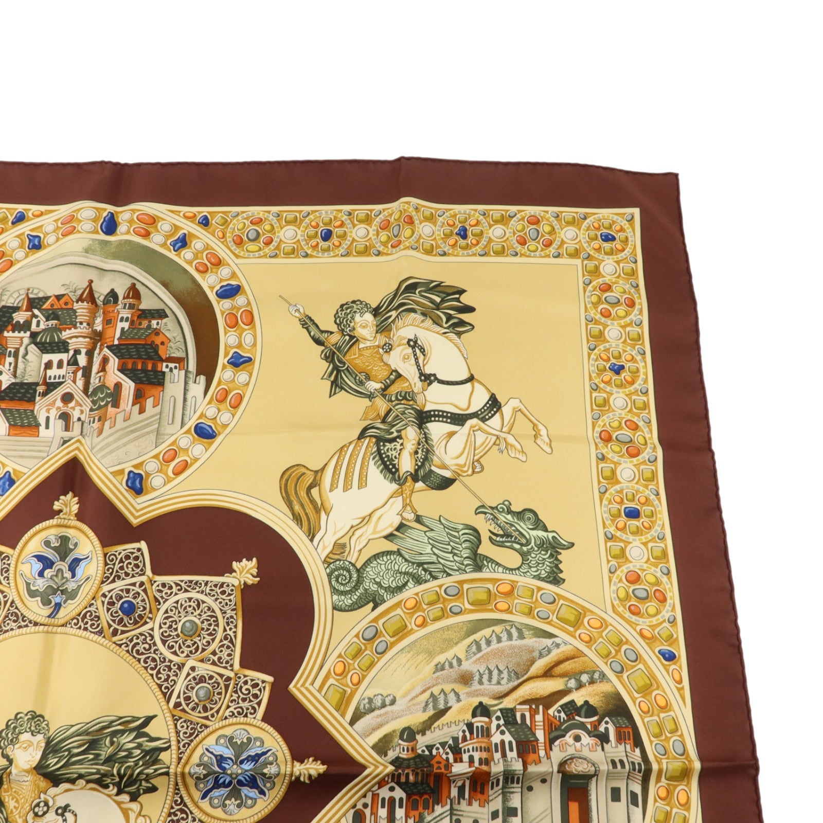 HERMES 絲質Scarf 90X90絲巾