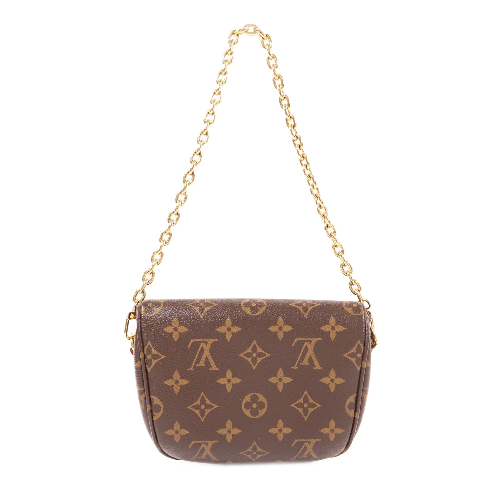LOUIS VUITTON Monogram Mini Bumbag金扣手挽肩背兩用袋啡色