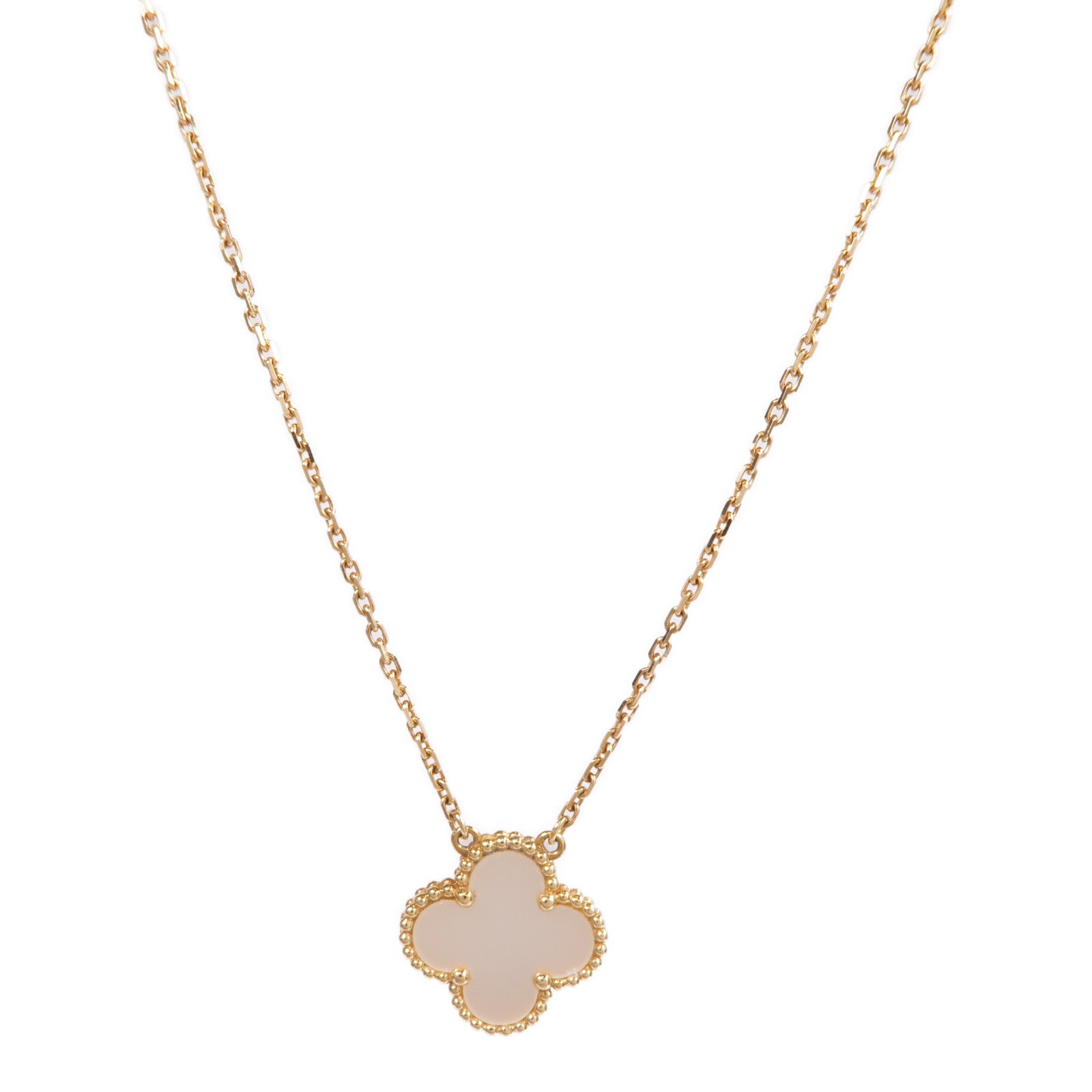 Van Cleef & Arpels 18K黃金Vintage Alhambra Necklace項鍊
