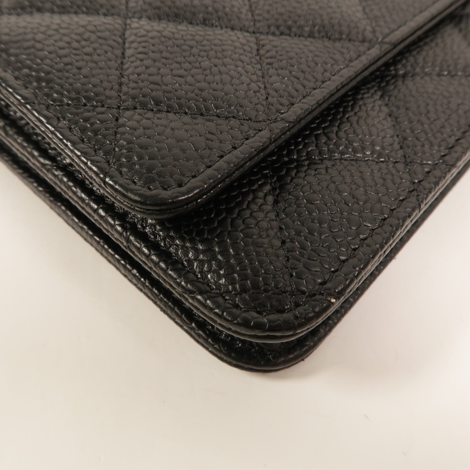 CHANEL 牛皮皮革WOC Wallet On Chain鏈帶肩背袋