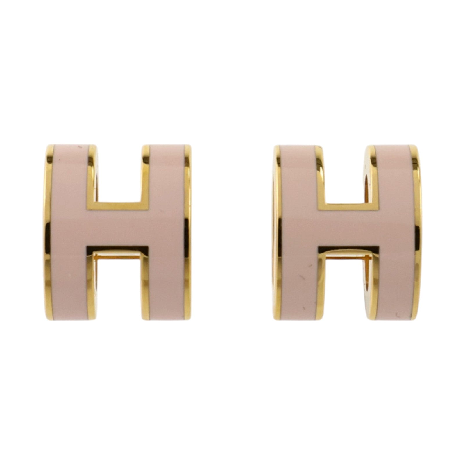 HERMES 金屬/琺瑯Mini Pop H耳環