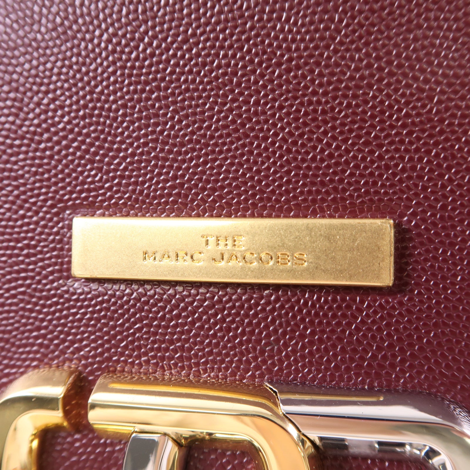 MARC JACOBS 牛皮皮革Shoulder Bag金扣肩背袋