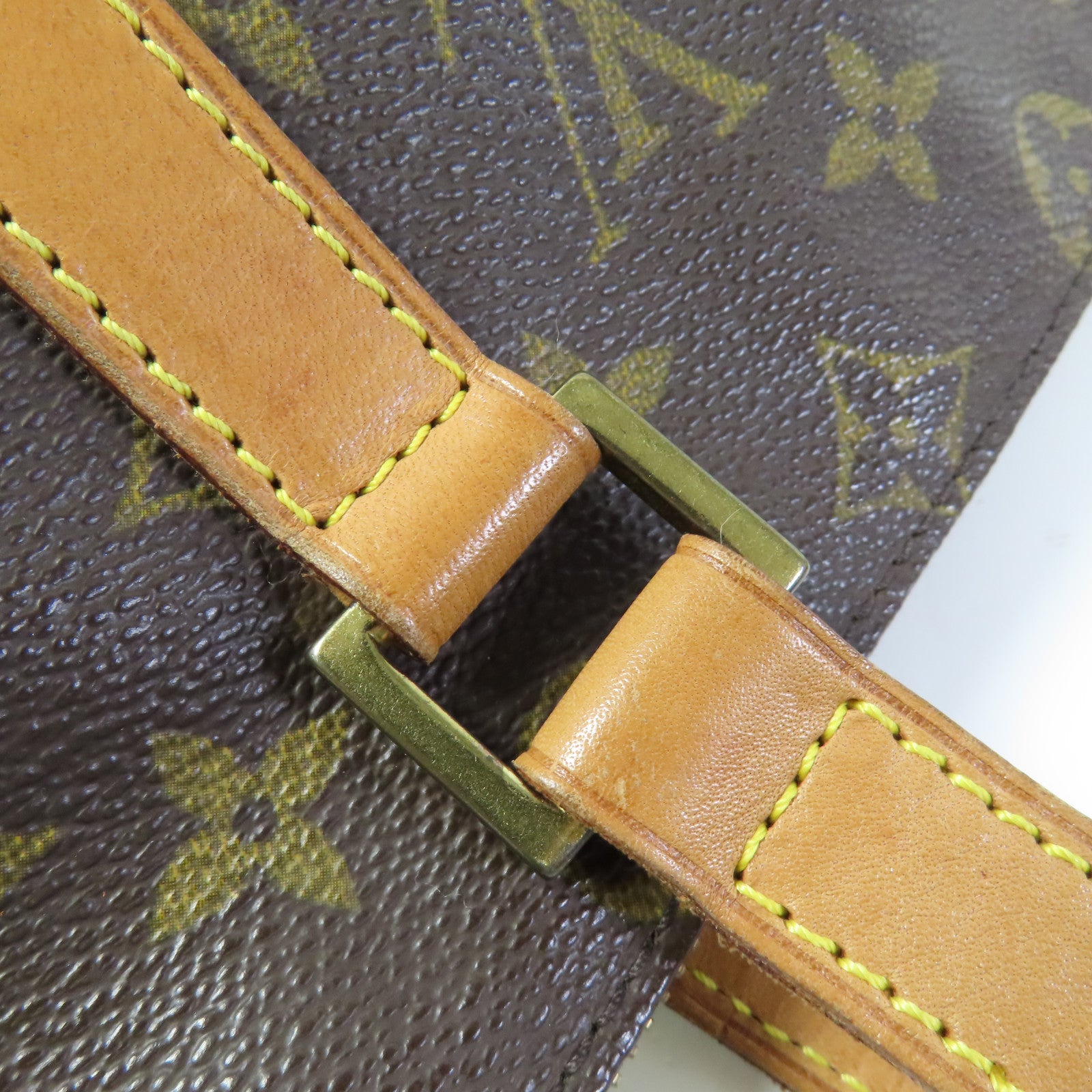 LOUIS VUITTON LV GHW Cabas Mezzo Shoulder Bag M51151 Monogram Brown