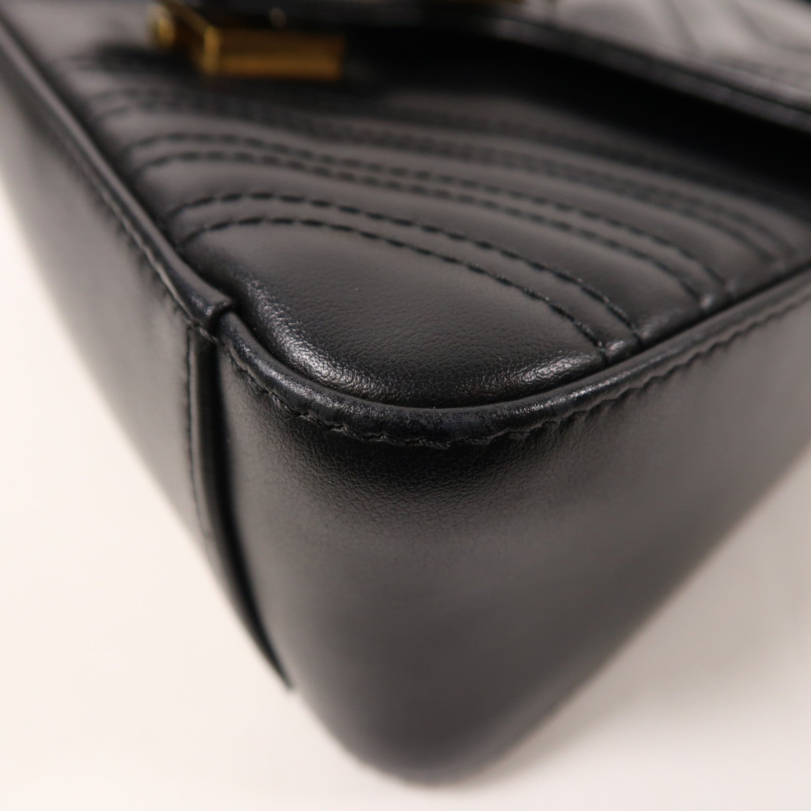 GUCCI 牛皮皮革GG Marmont金扣手挽肩背兩用袋