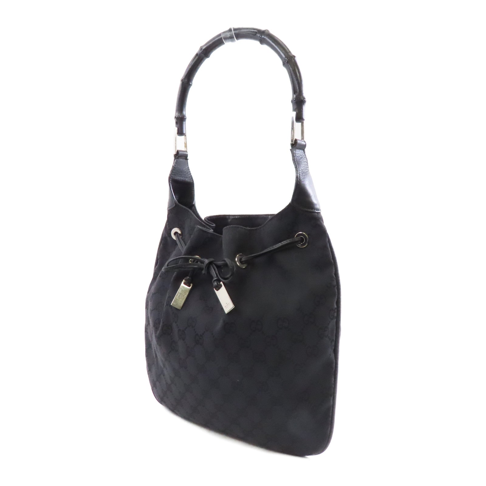 GUCCI 【激減優惠】帆布Shoulder Bag銀扣肩背袋