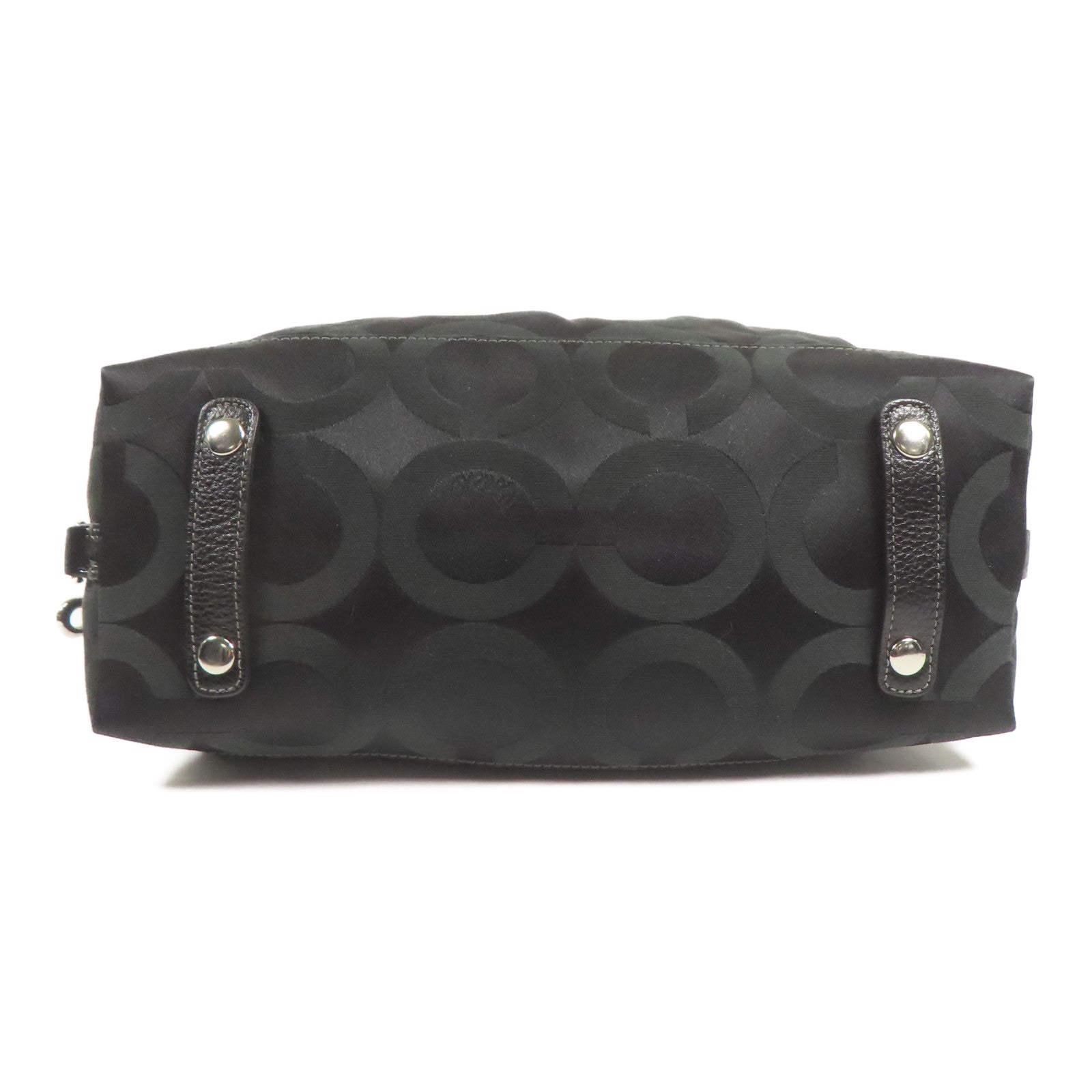 COACH SHW 2way Shoulder Bag Canvas Black