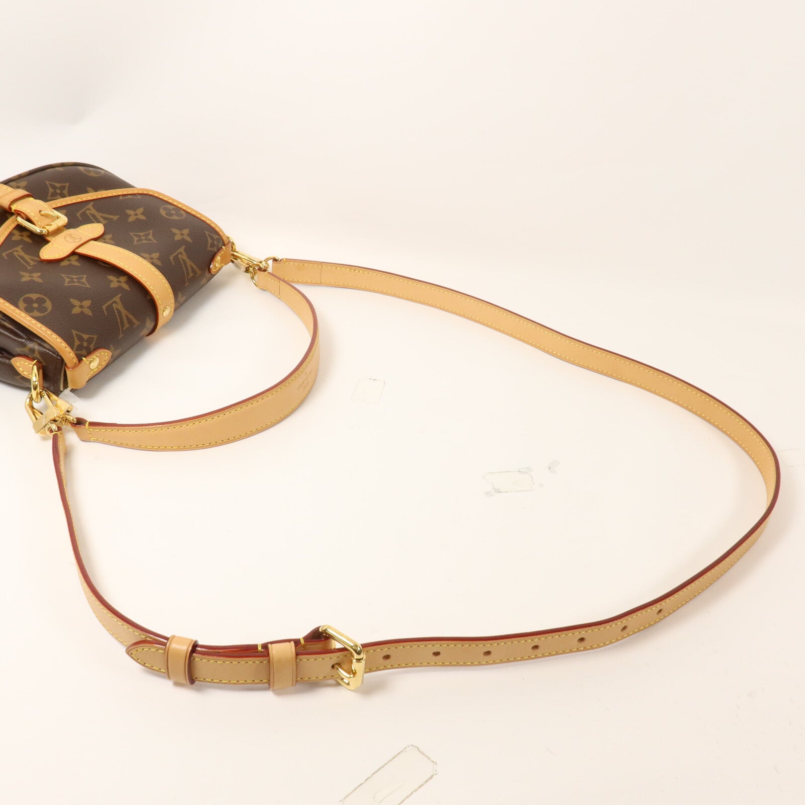 LOUIS VUITTON Monogram Saumur BB手挽肩背兩用袋