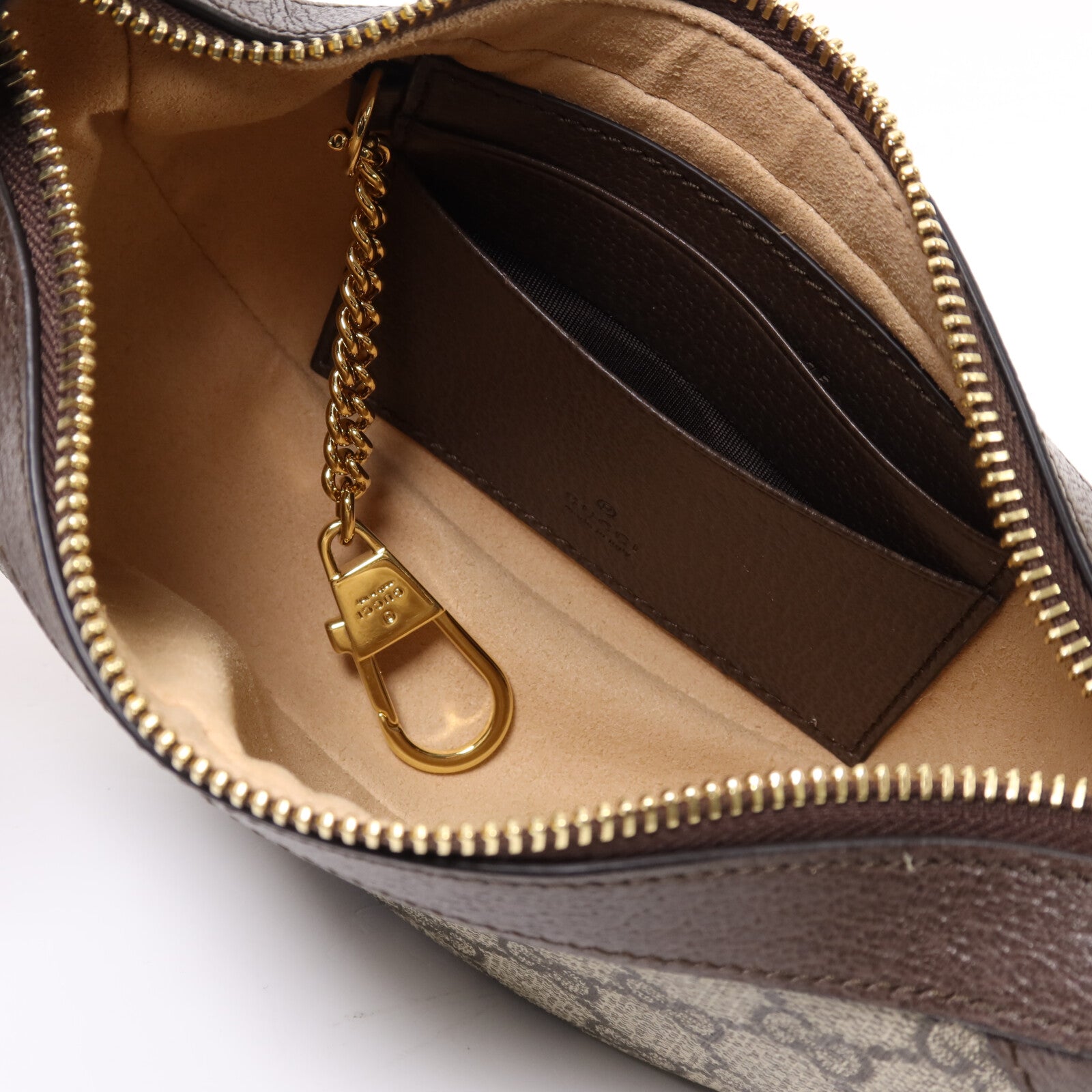 GUCCI 塗層帆布Ophidia Mini Bag金扣肩背袋