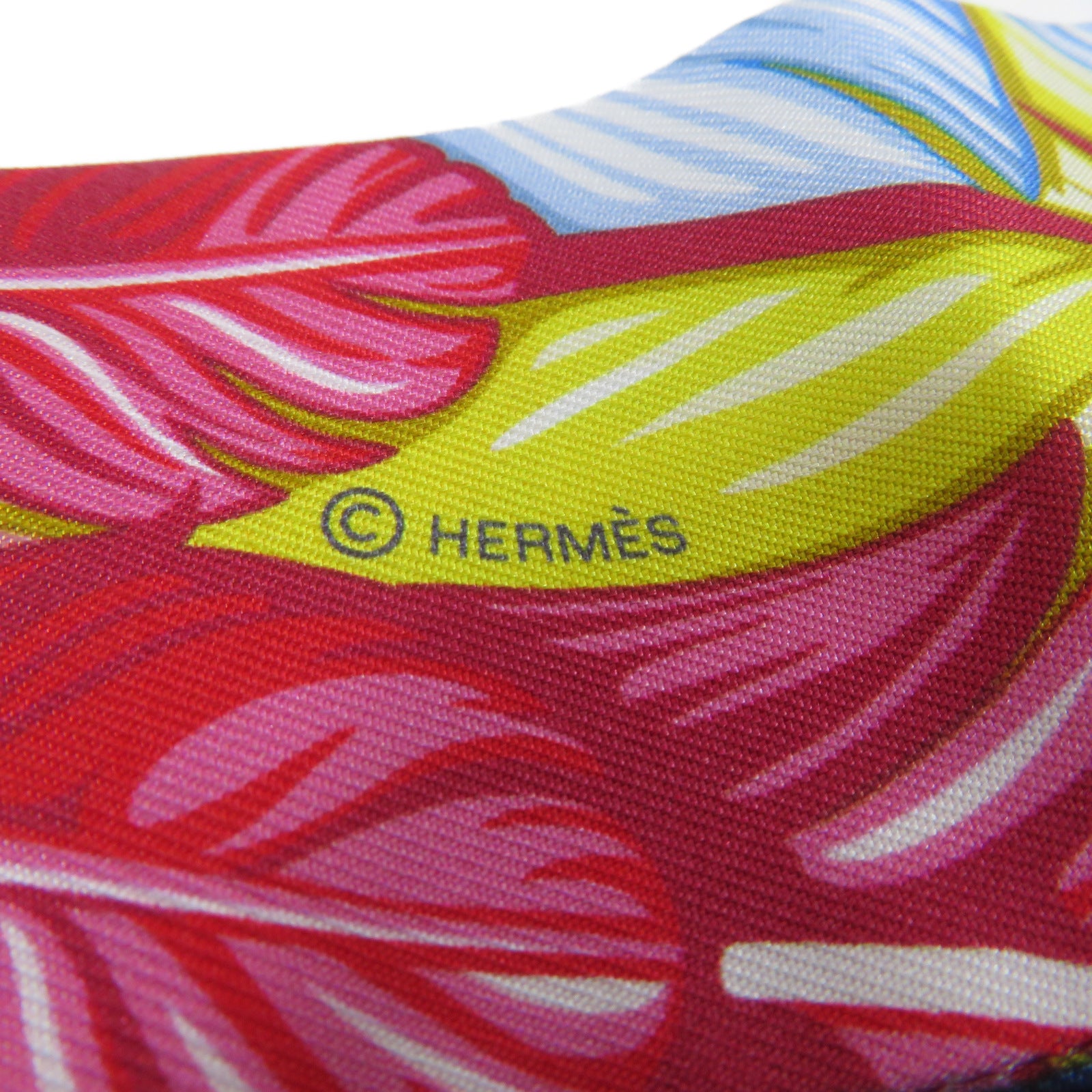 HERMES 【激減優惠】絲質Twilly絲巾粉紅色