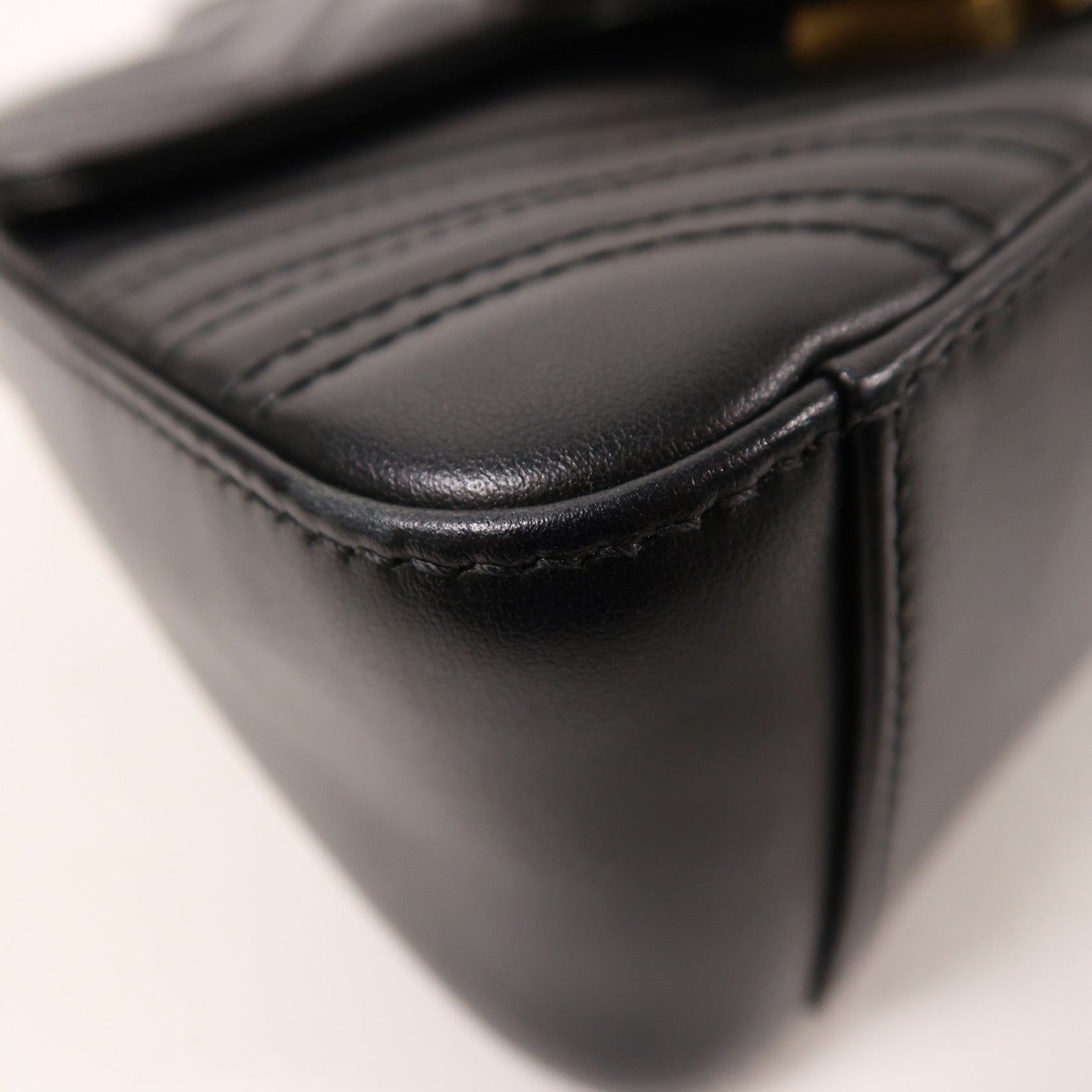 GUCCI 牛皮皮革GG Marmont金扣手挽肩背兩用袋