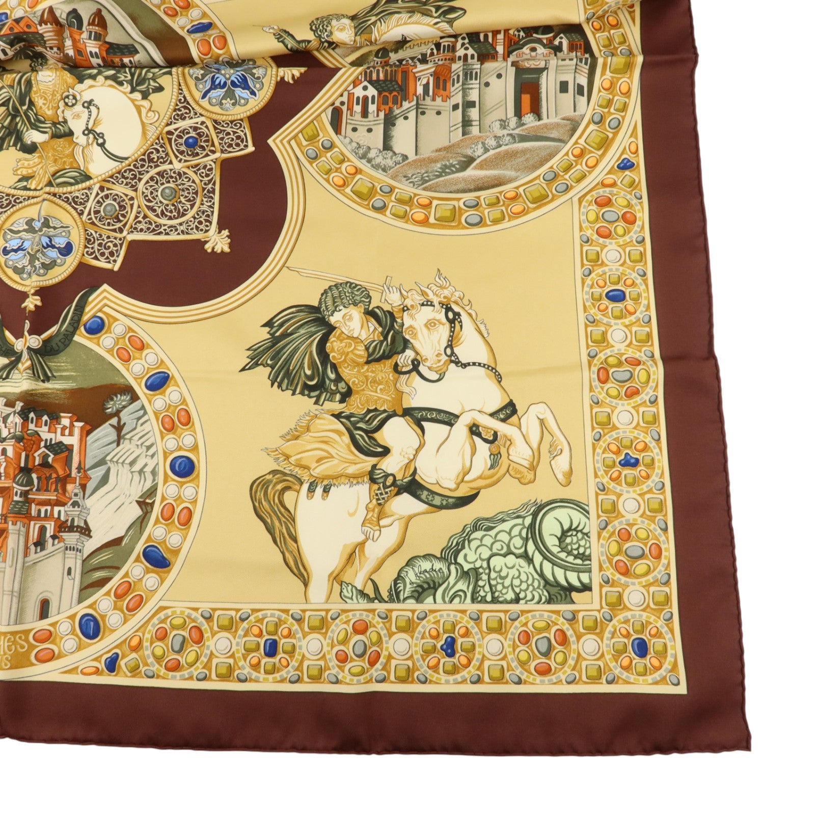 HERMES 絲質Scarf 90X90絲巾