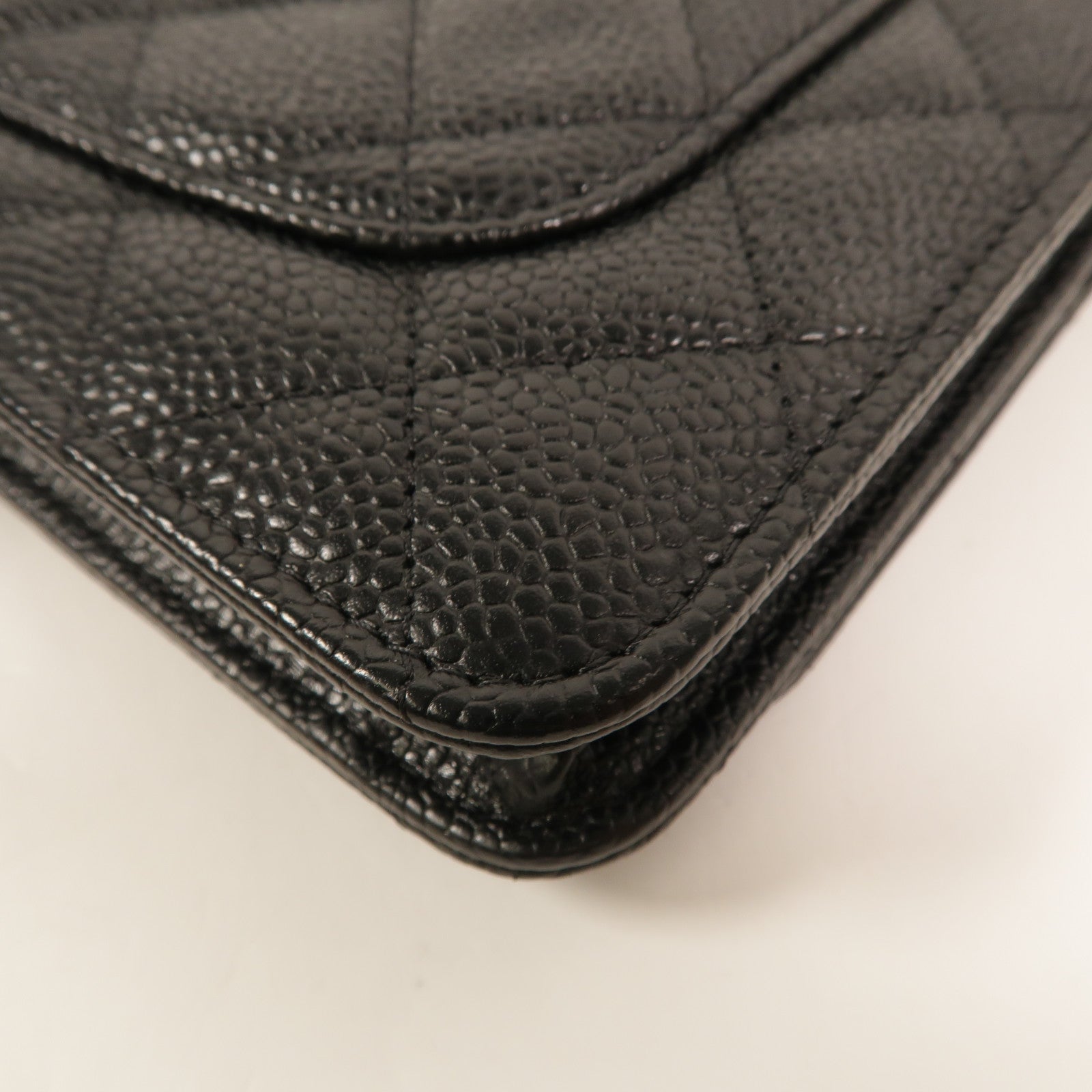 CHANEL 牛皮皮革WOC Wallet On Chain鏈帶肩背袋