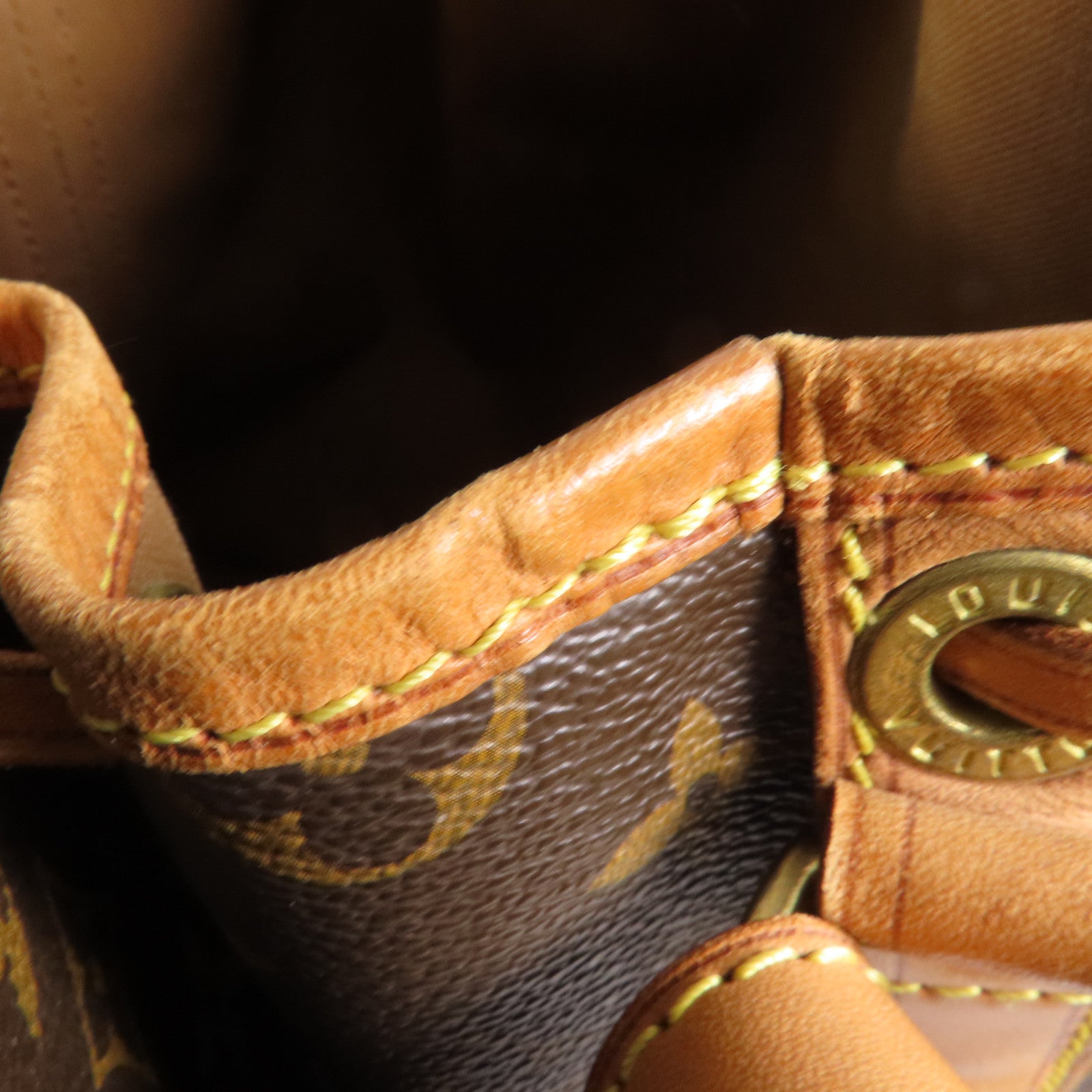 LOUIS VUITTON Monogram Noe金扣肩背袋