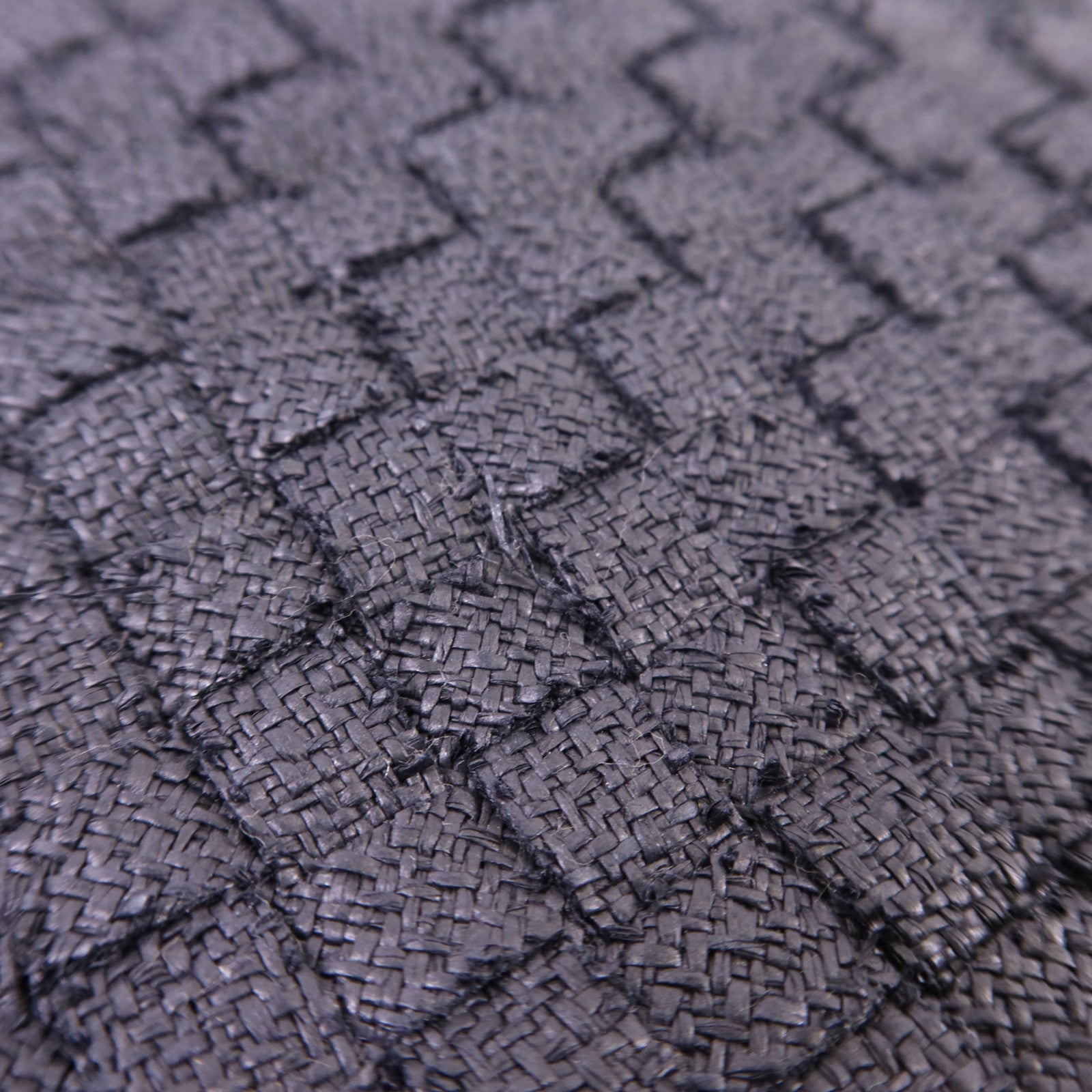 BOTTEGA VENETA 藤料Handbag黑扣手挽袋