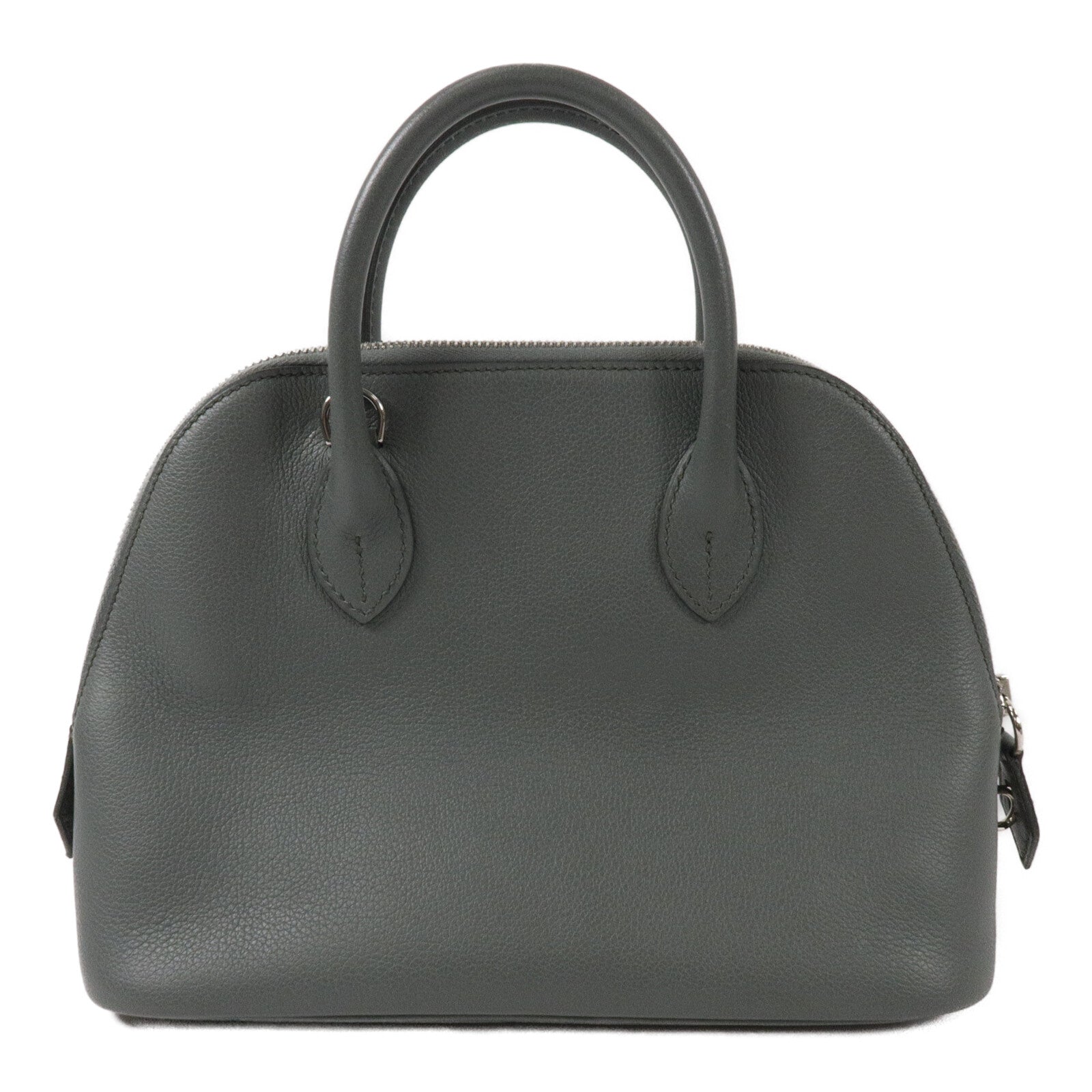 HERMES Evercolor皮革Bolide 27手挽肩背兩用袋Vert Amande