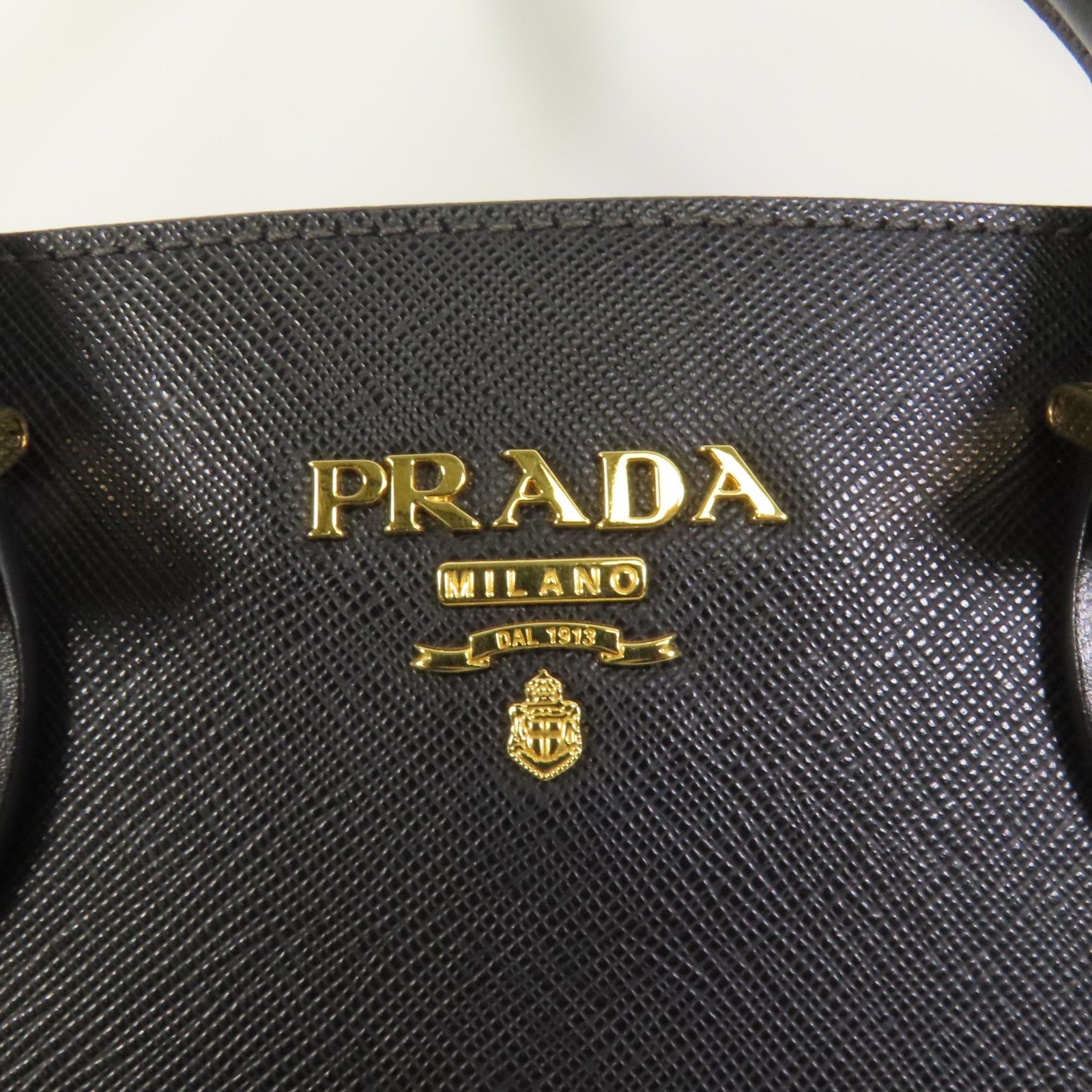 PRADA 牛皮皮革Shoulder Bag金扣手挽肩背兩用袋
