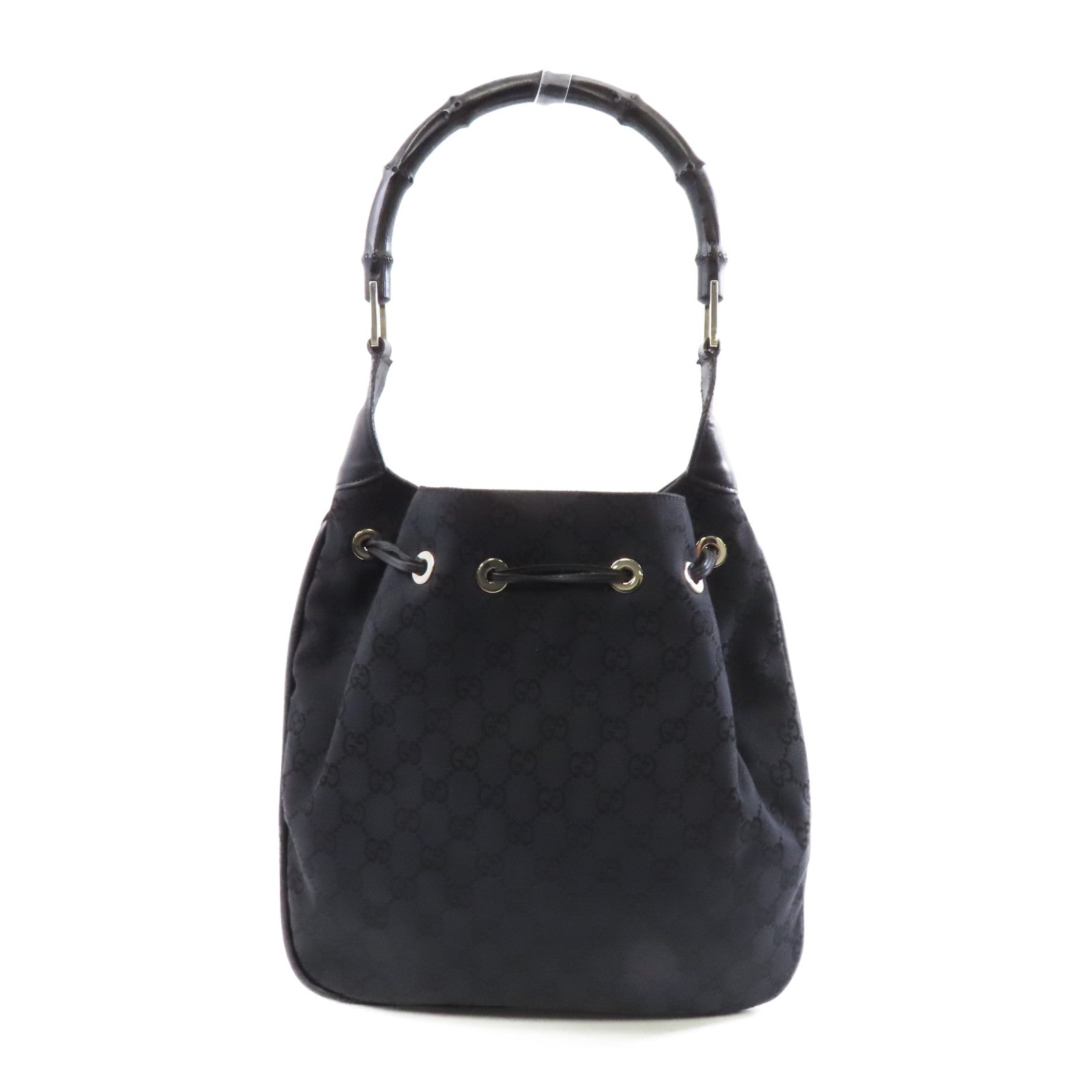 GUCCI 【激減優惠】帆布Shoulder Bag銀扣肩背袋