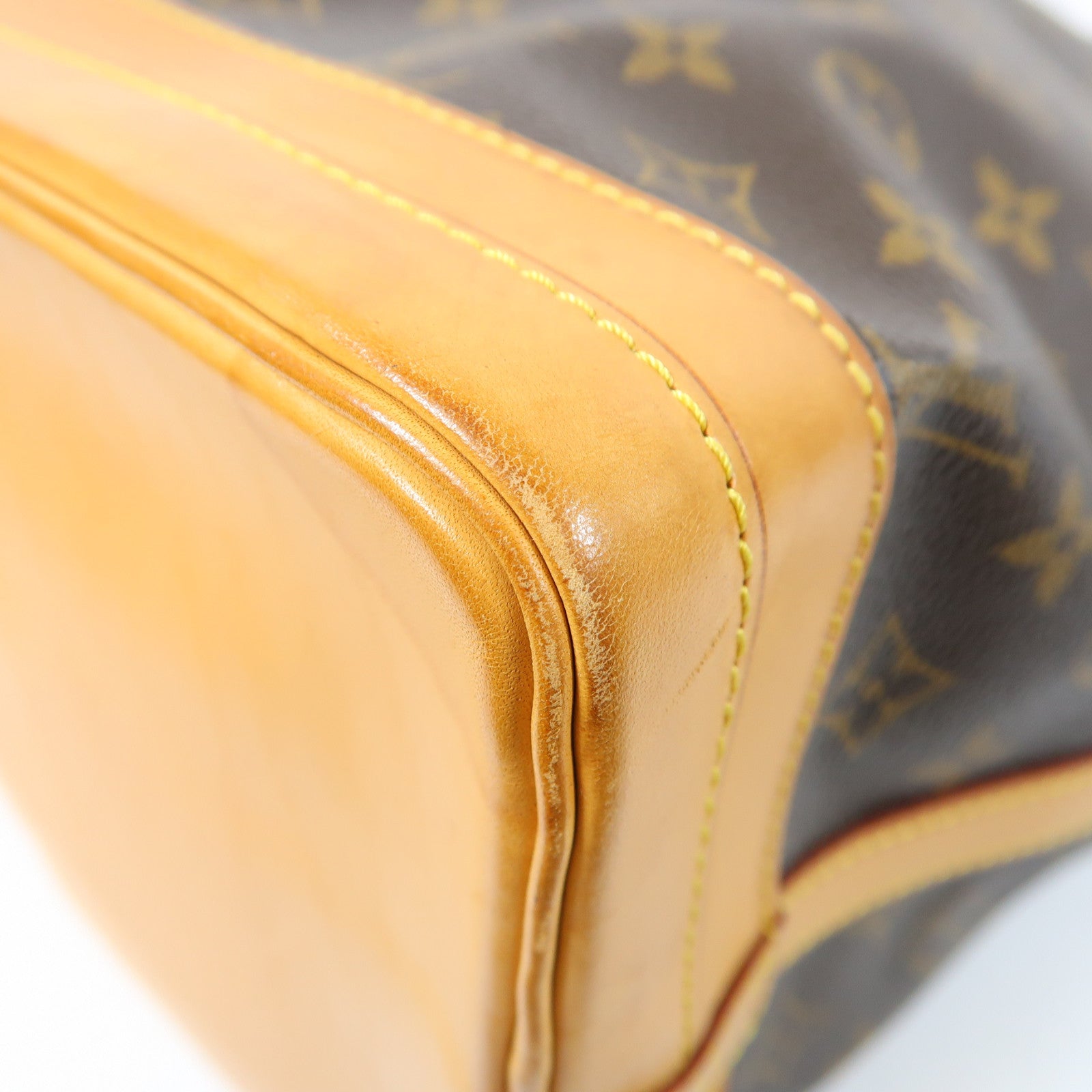 LOUIS VUITTON Monogram Noe Bucket Bag金扣肩背袋棕色