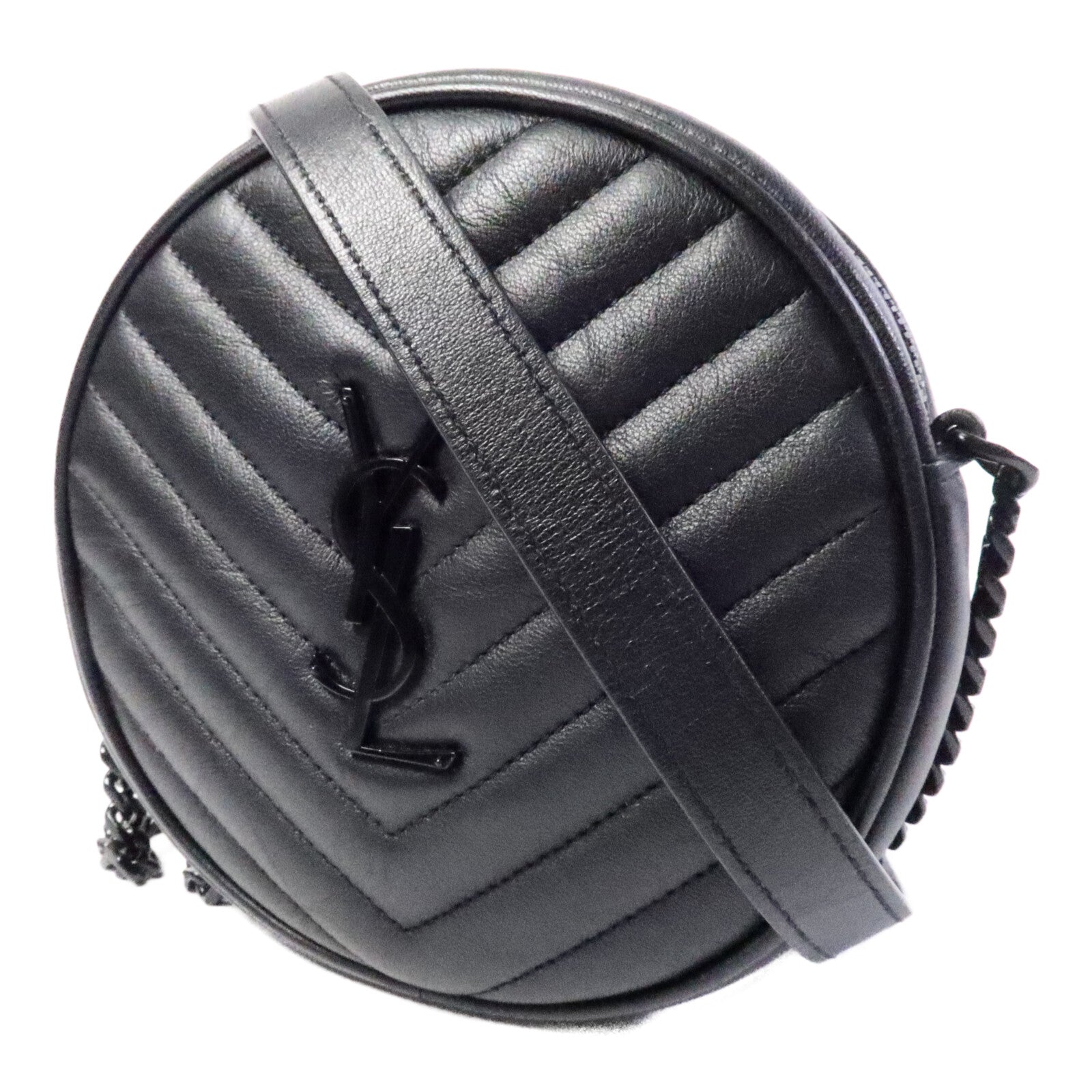 SAINT LAURENT 牛皮皮革Vinyle鏈帶肩背袋