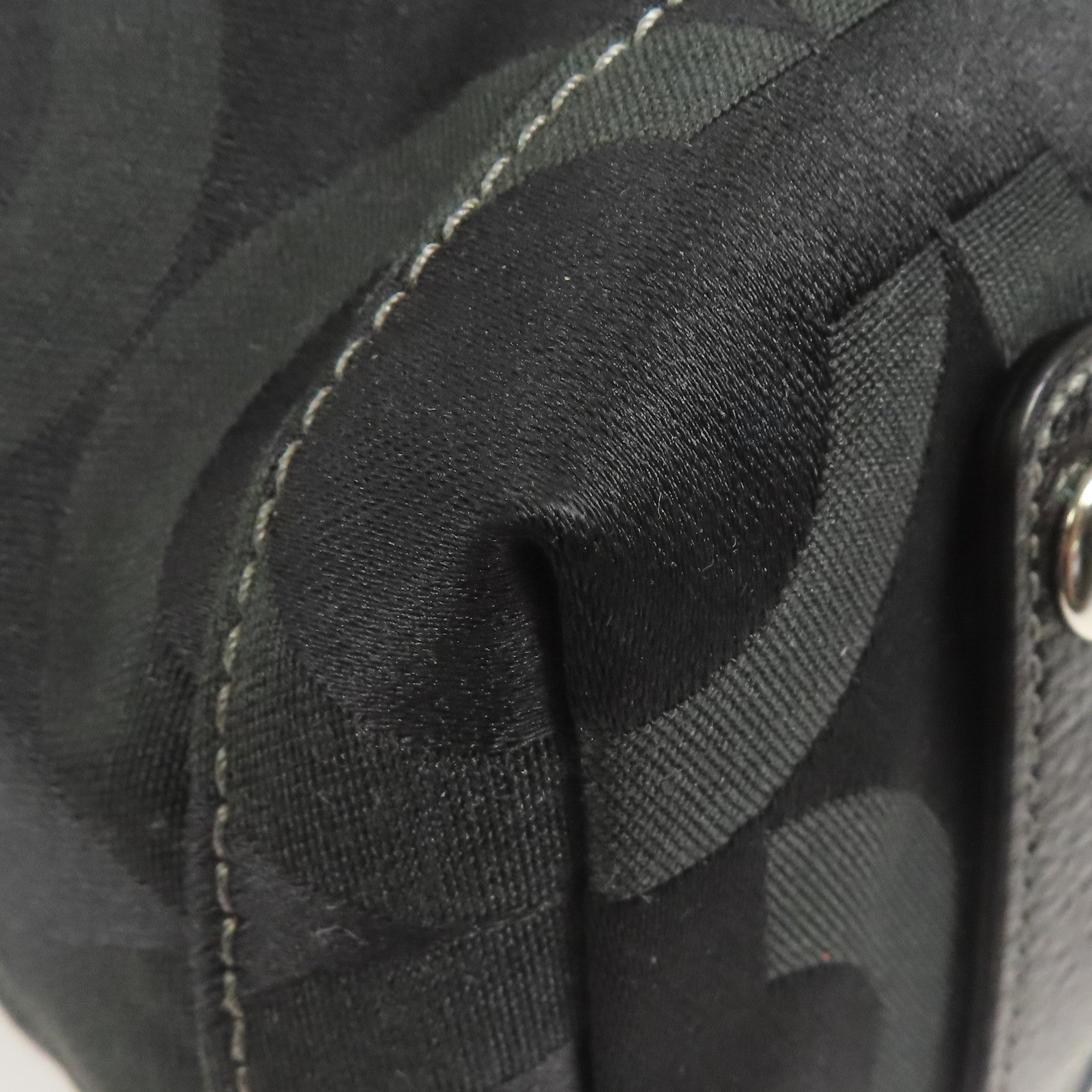 COACH SHW 2way Shoulder Bag Canvas Black