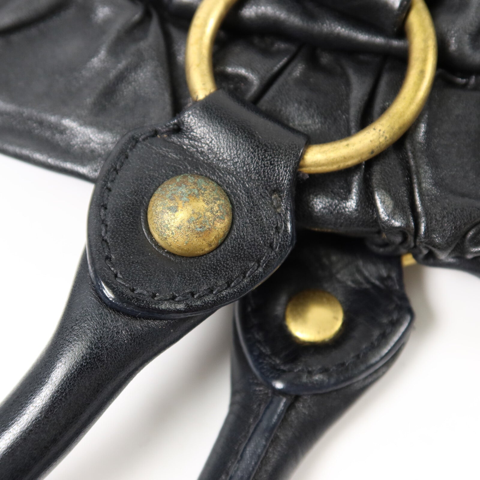 Miu Miu 牛皮皮革2 Way Shoulder手挽肩背兩用袋