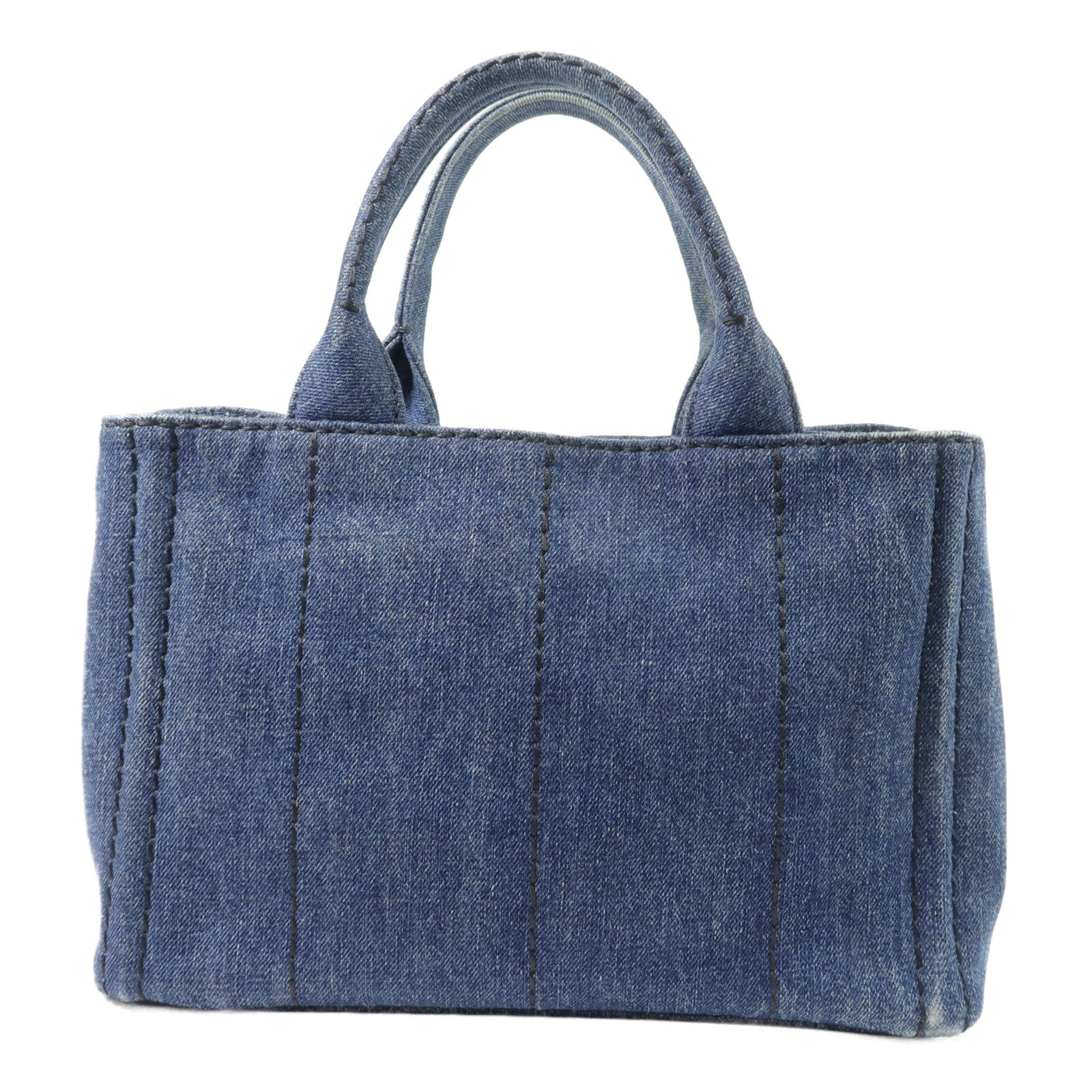 PRADA 牛仔布2 Way Shoulder手挽肩背兩用袋