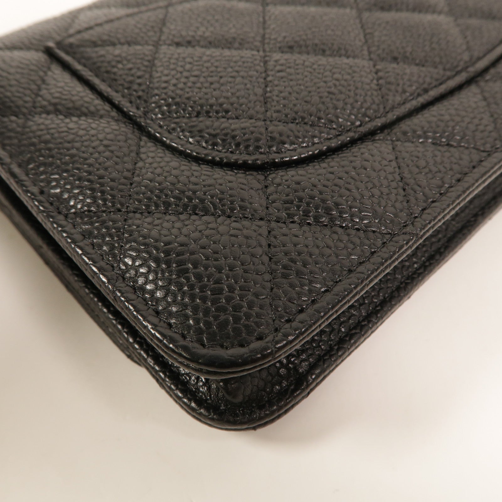 CHANEL 牛皮皮革WOC Wallet On Chain鏈帶肩背袋