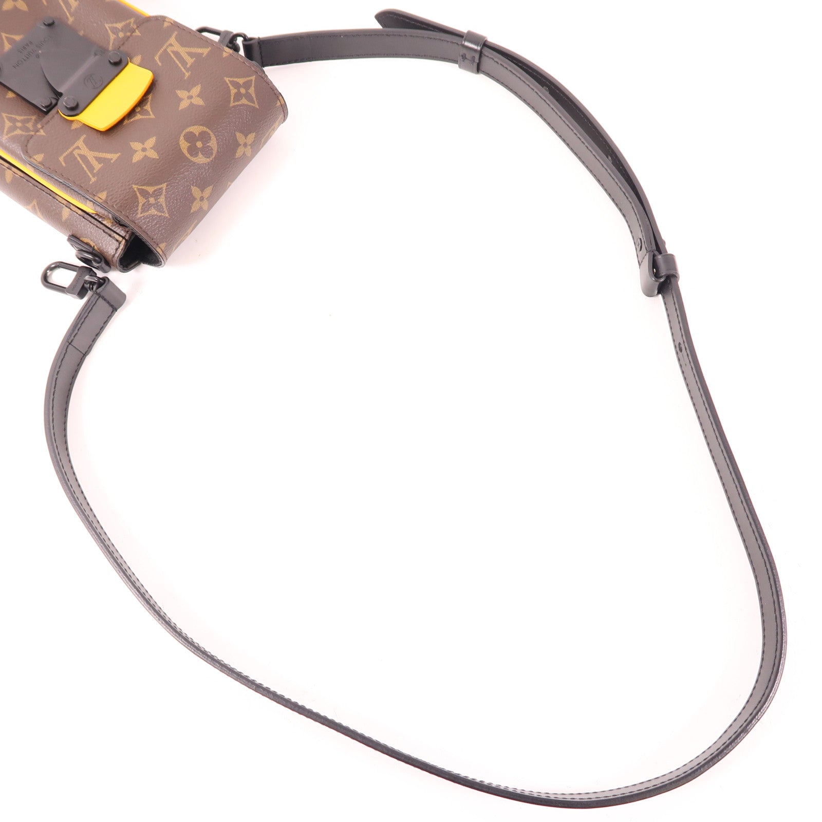 LOUIS VUITTON S-Lock Vertical Wearable Wallet Shoulder Bag M82535 Monogram Brown