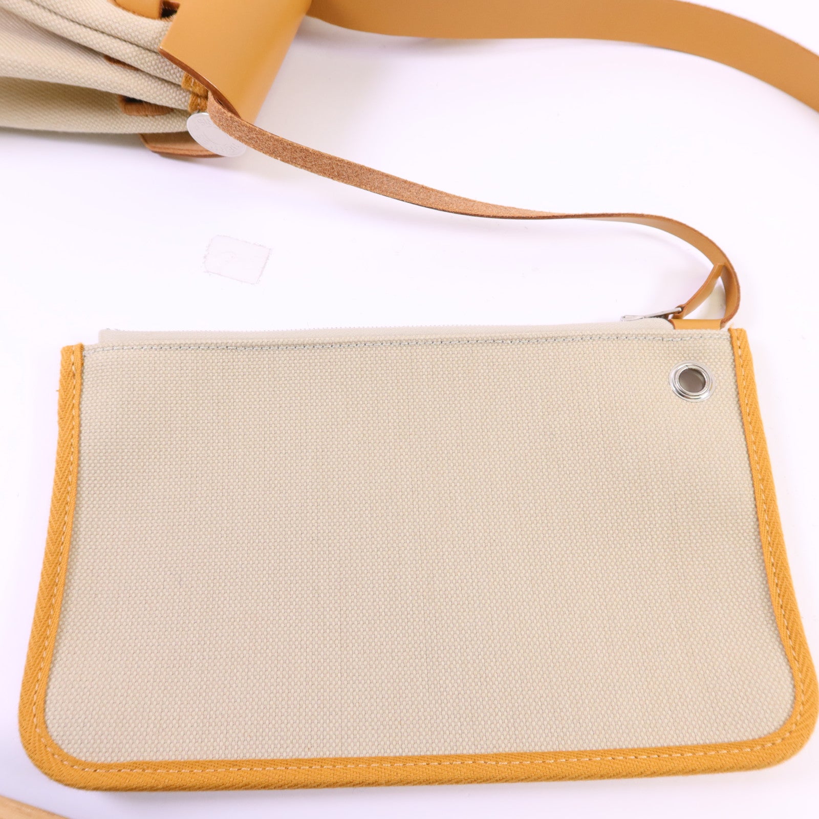 HERMES Herbag銀扣手挽肩背兩用袋Nata