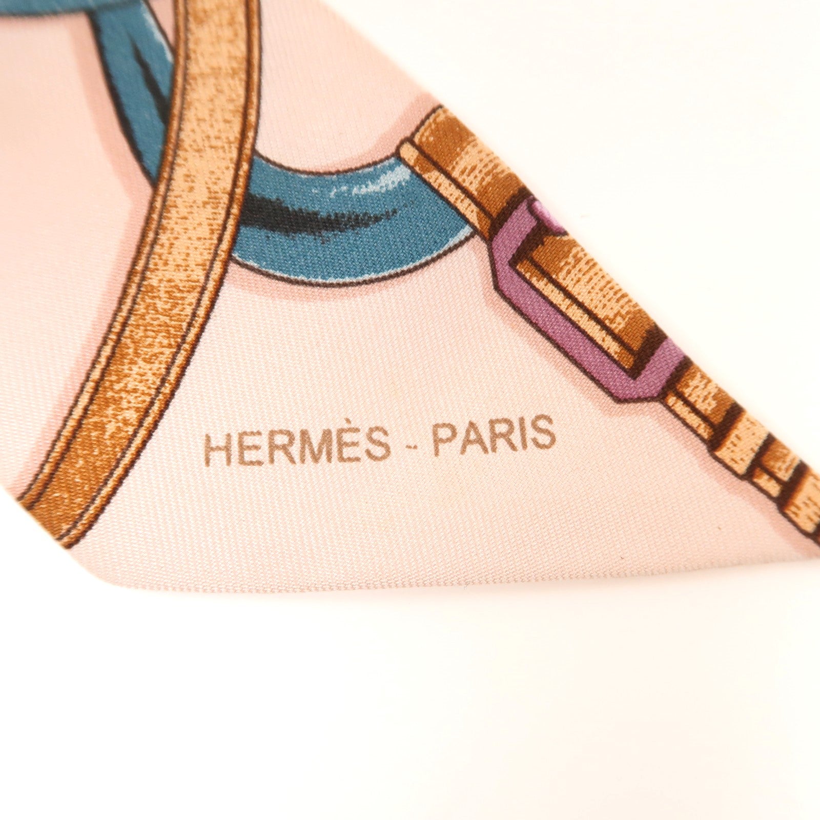 HERMES 絲質Twilly絲巾