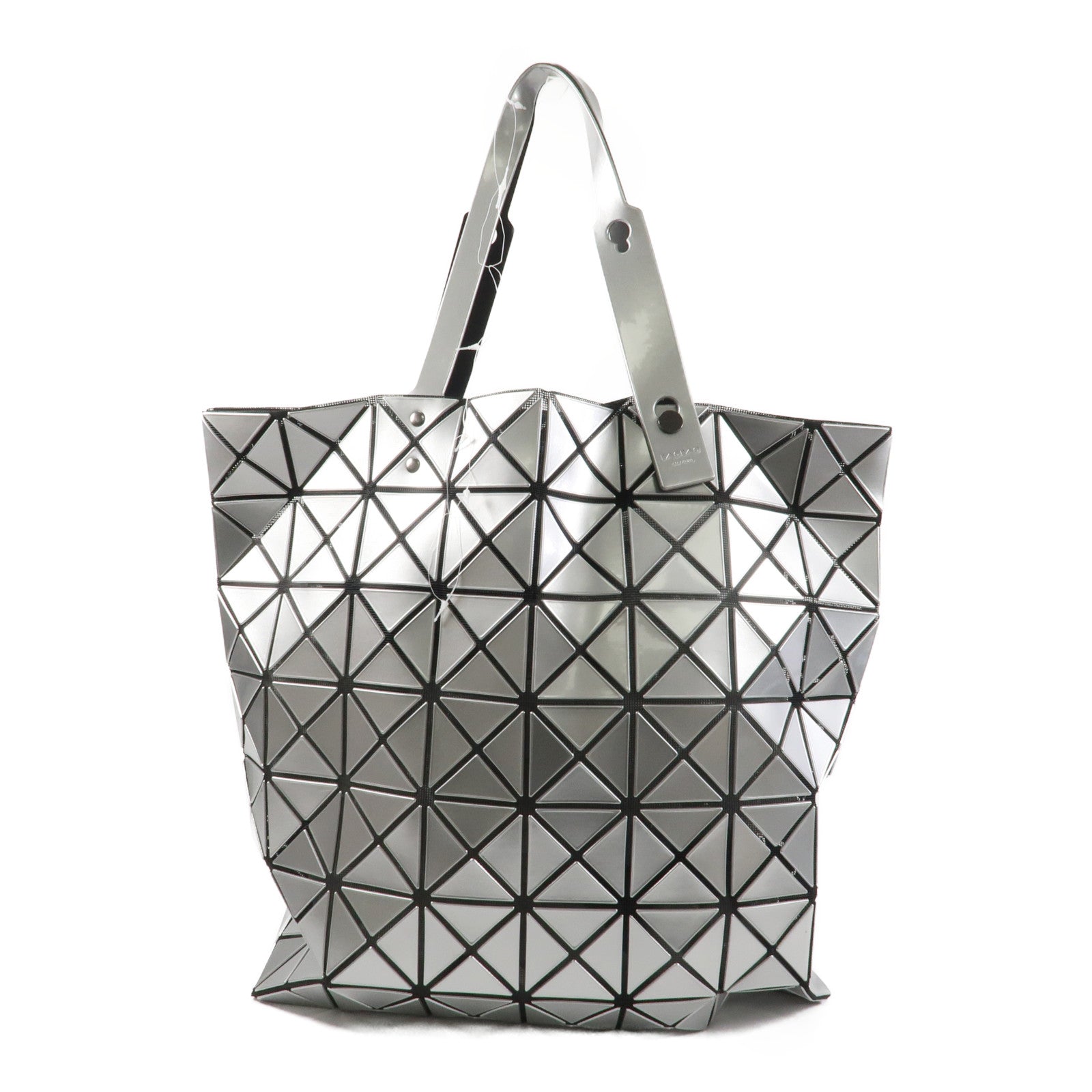 BAO BAO ISSEYMIYAKE PVC Tote Bag銀扣手挽袋