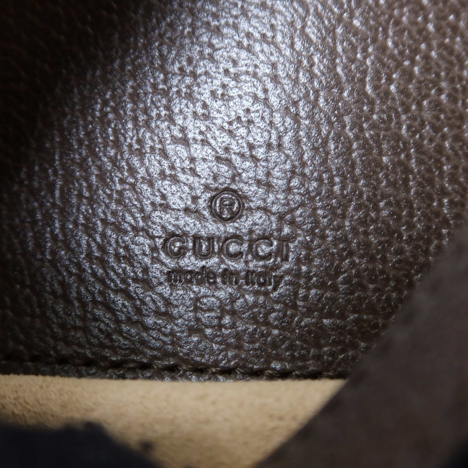 GUCCI 塗層帆布Ophidia Mini Bag金扣肩背袋