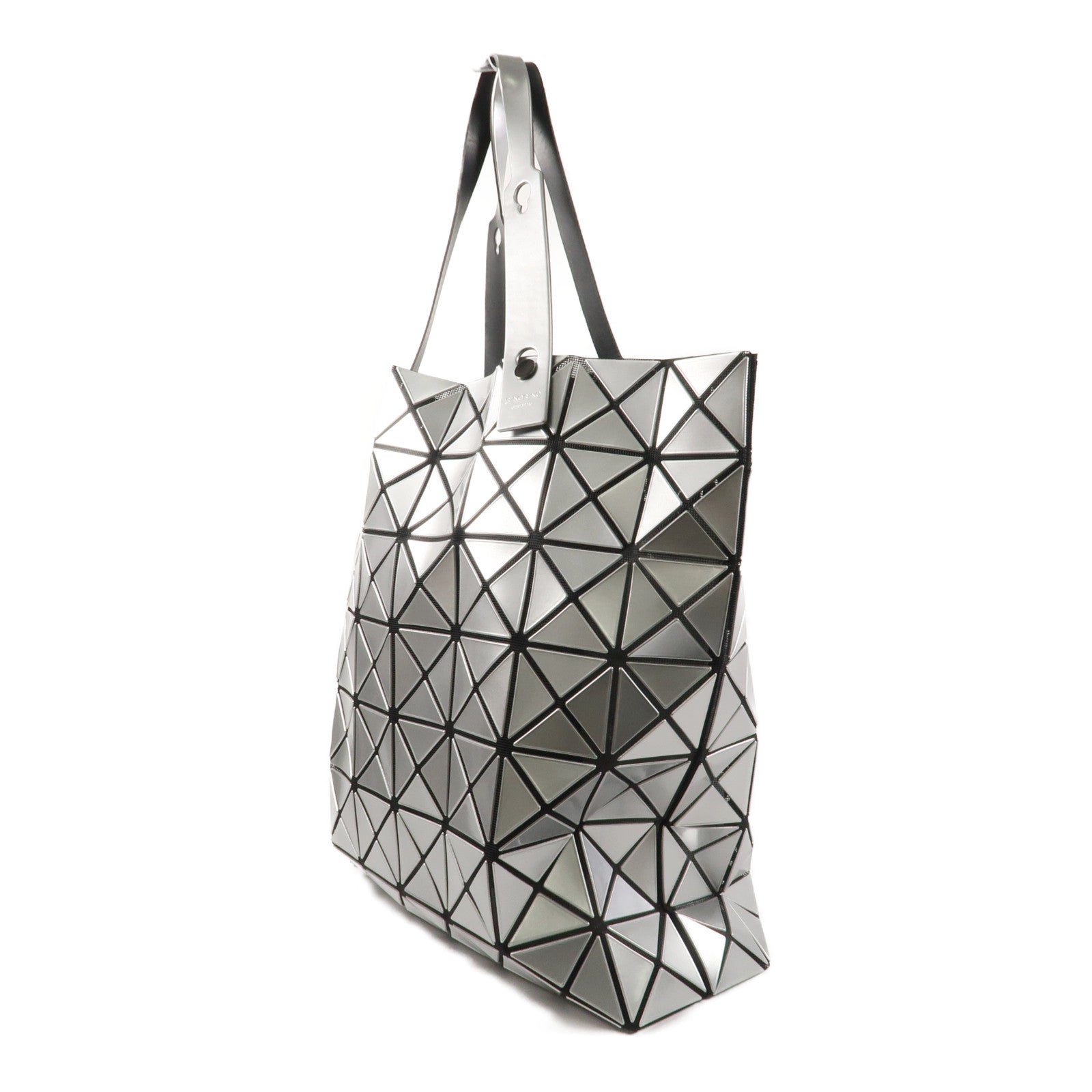 BAO BAO ISSEYMIYAKE PVC Tote Bag銀扣手挽袋