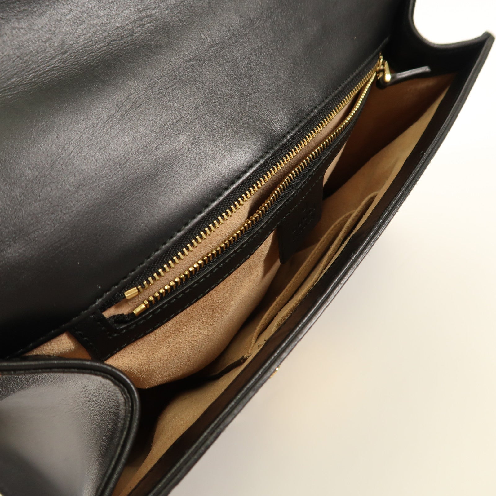 GUCCI 牛皮皮革Shoulder Bag金扣鏈帶肩背袋