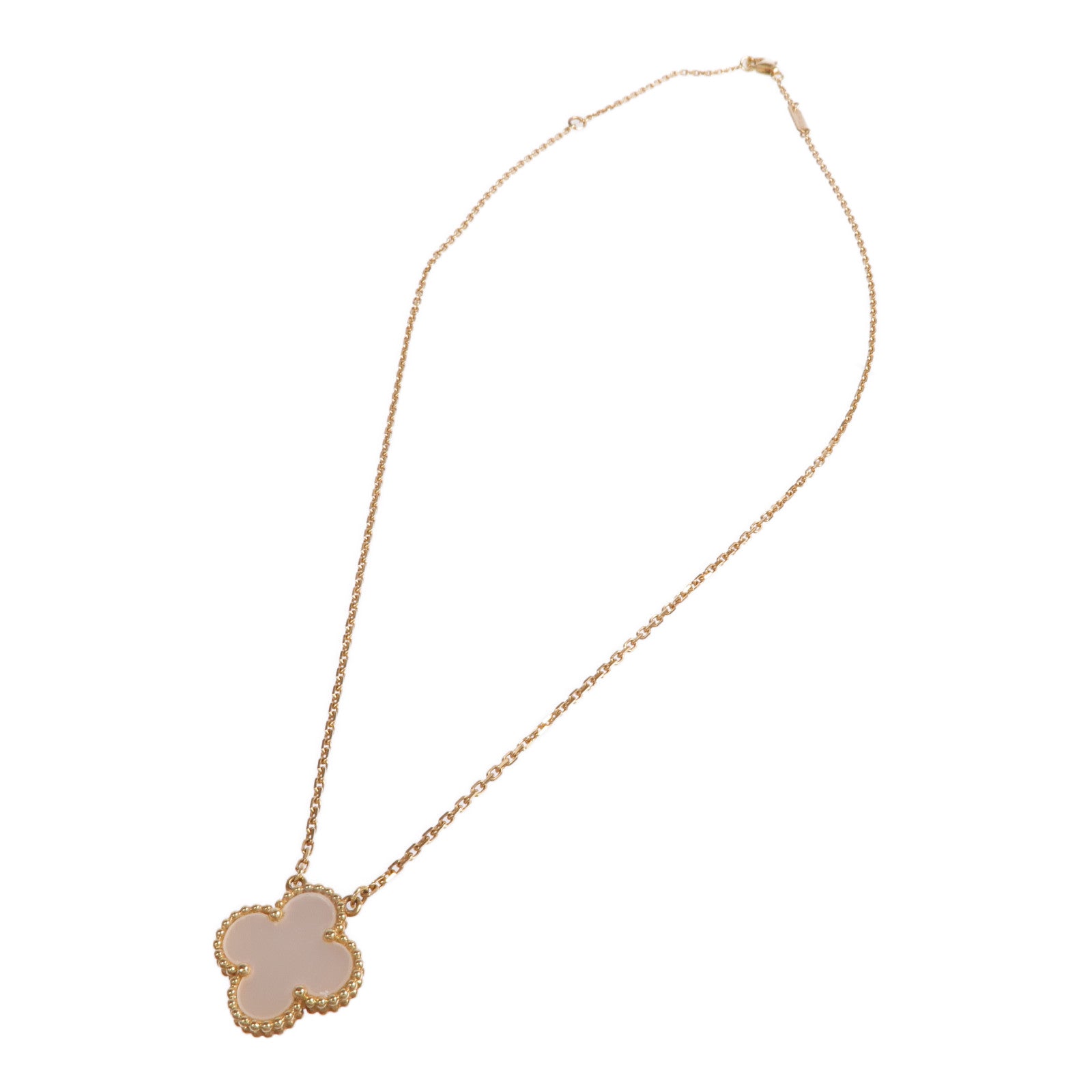 Van Cleef & Arpels 18K黃金Vintage Alhambra Necklace項鍊