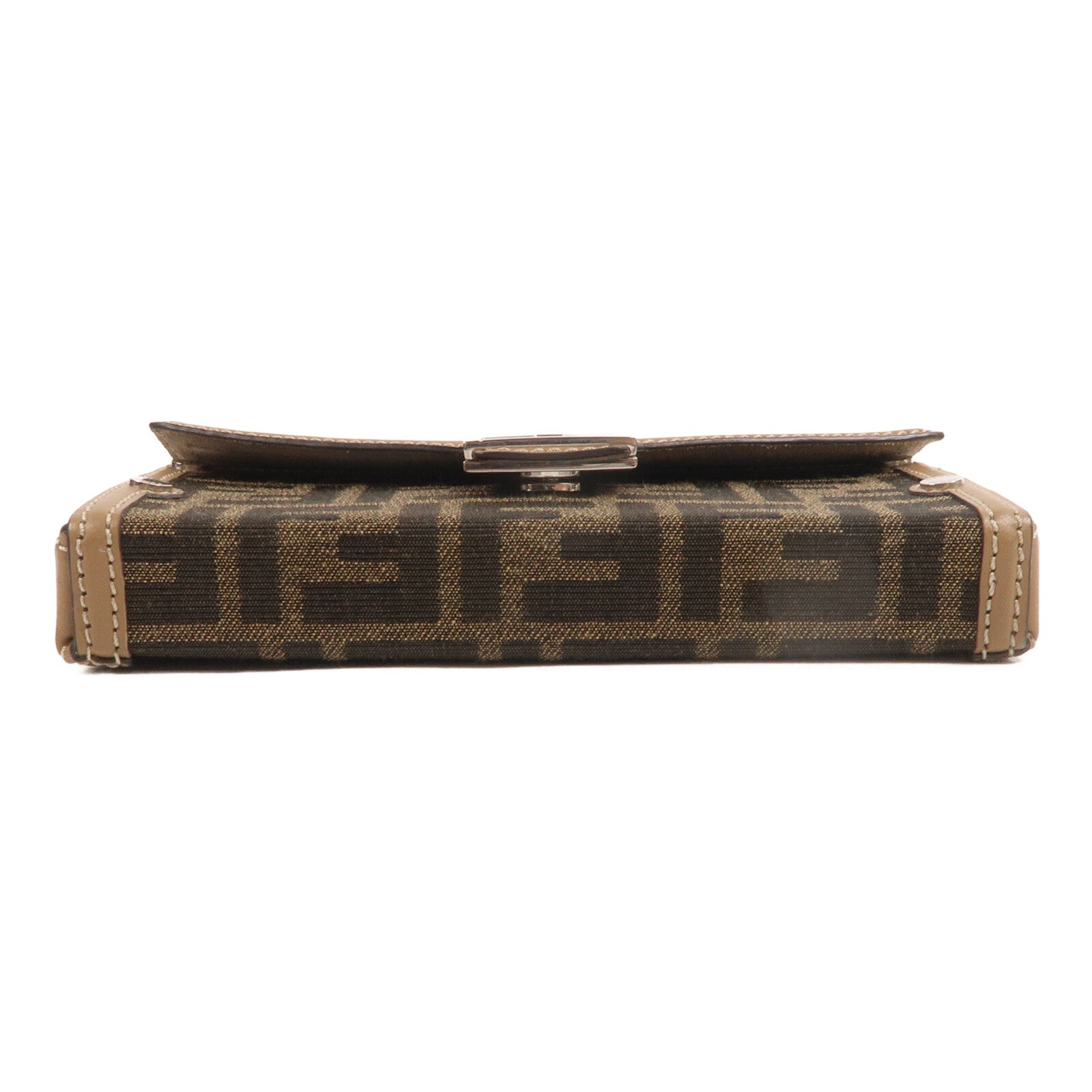 FENDI 帆布/牛皮皮革Bagutte Soft Trunk Phone Case肩背袋