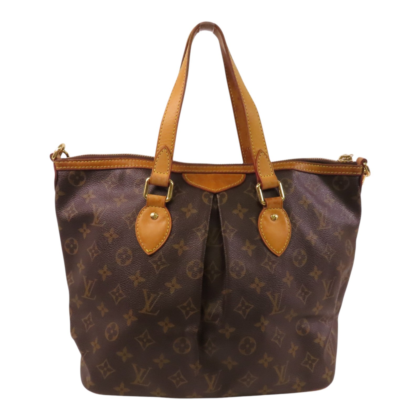 LOUIS VUITTON Monogram Palermo PM金扣手挽肩背兩用袋