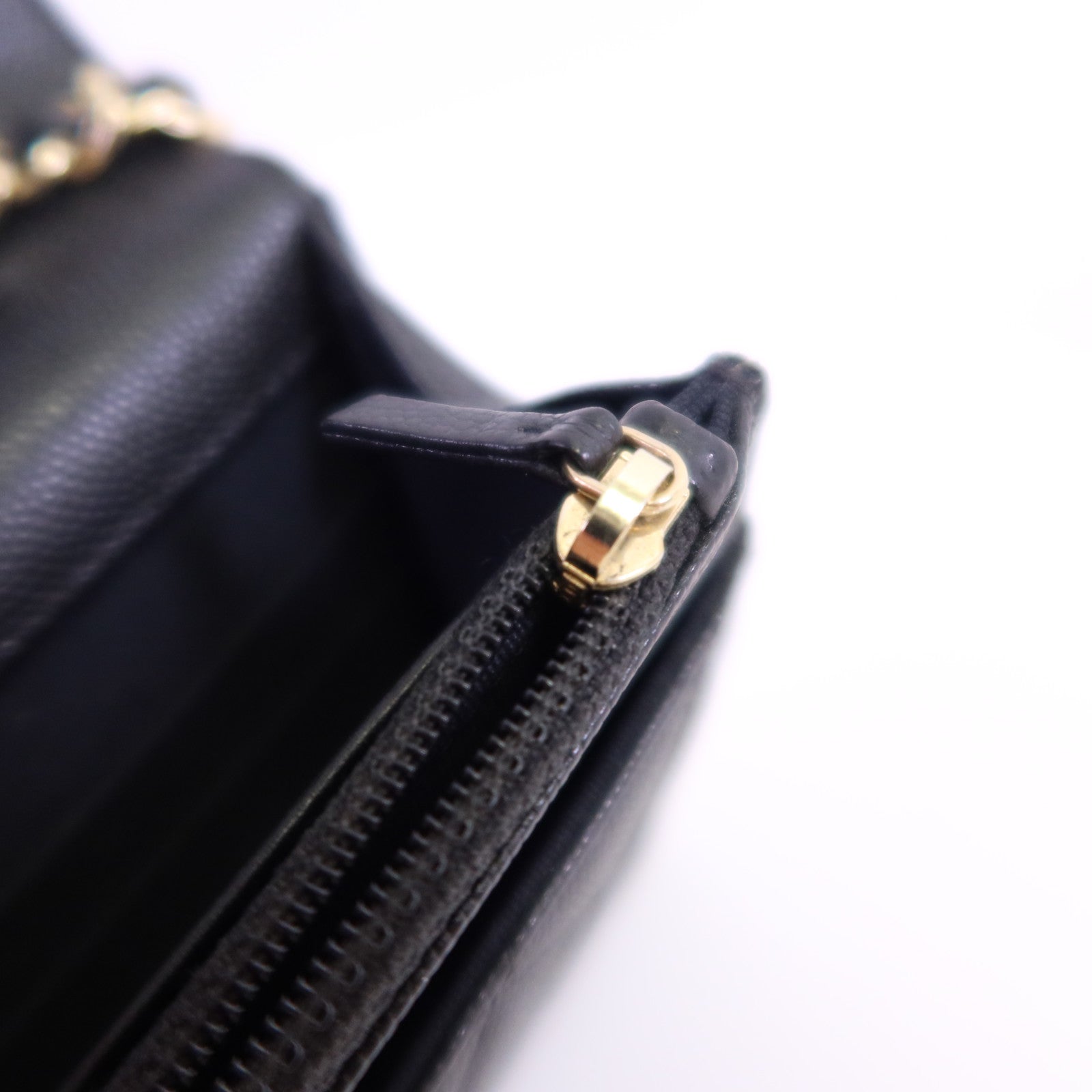 CHANEL 牛皮皮革WOC Wallet On Chain金扣鏈帶肩背袋