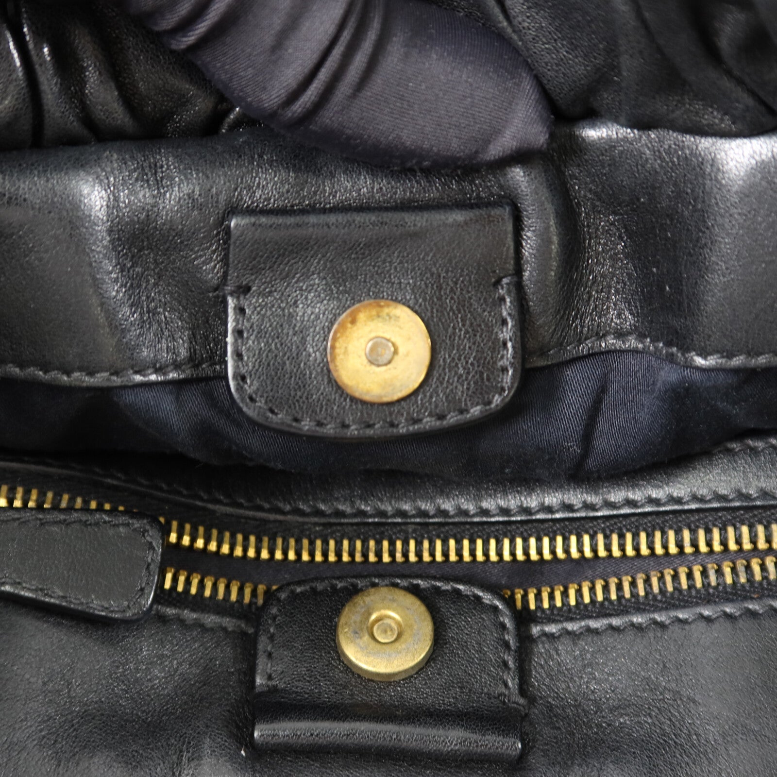 Miu Miu 牛皮皮革2 Way Shoulder手挽肩背兩用袋
