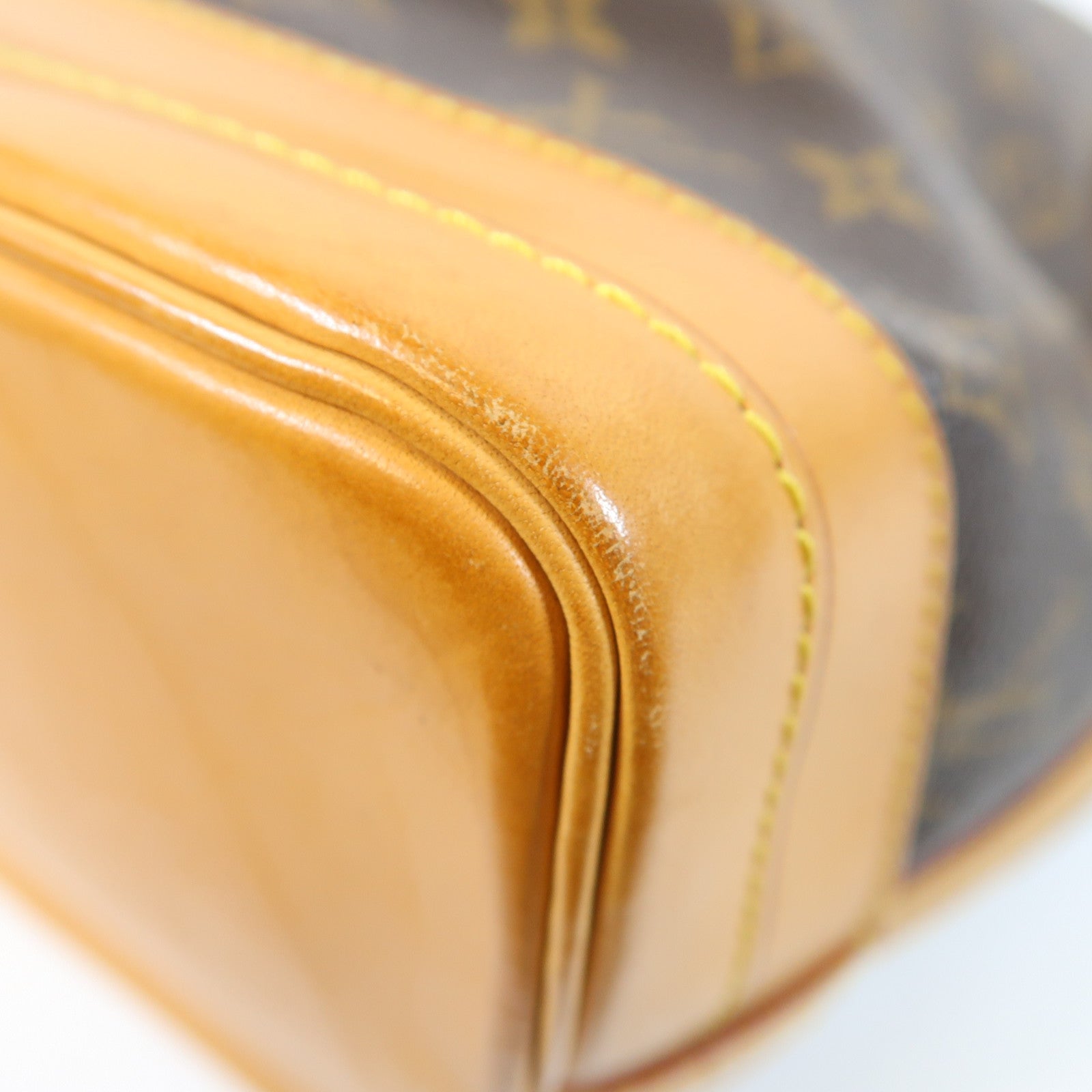 LOUIS VUITTON Monogram Noe Bucket Bag金扣肩背袋棕色